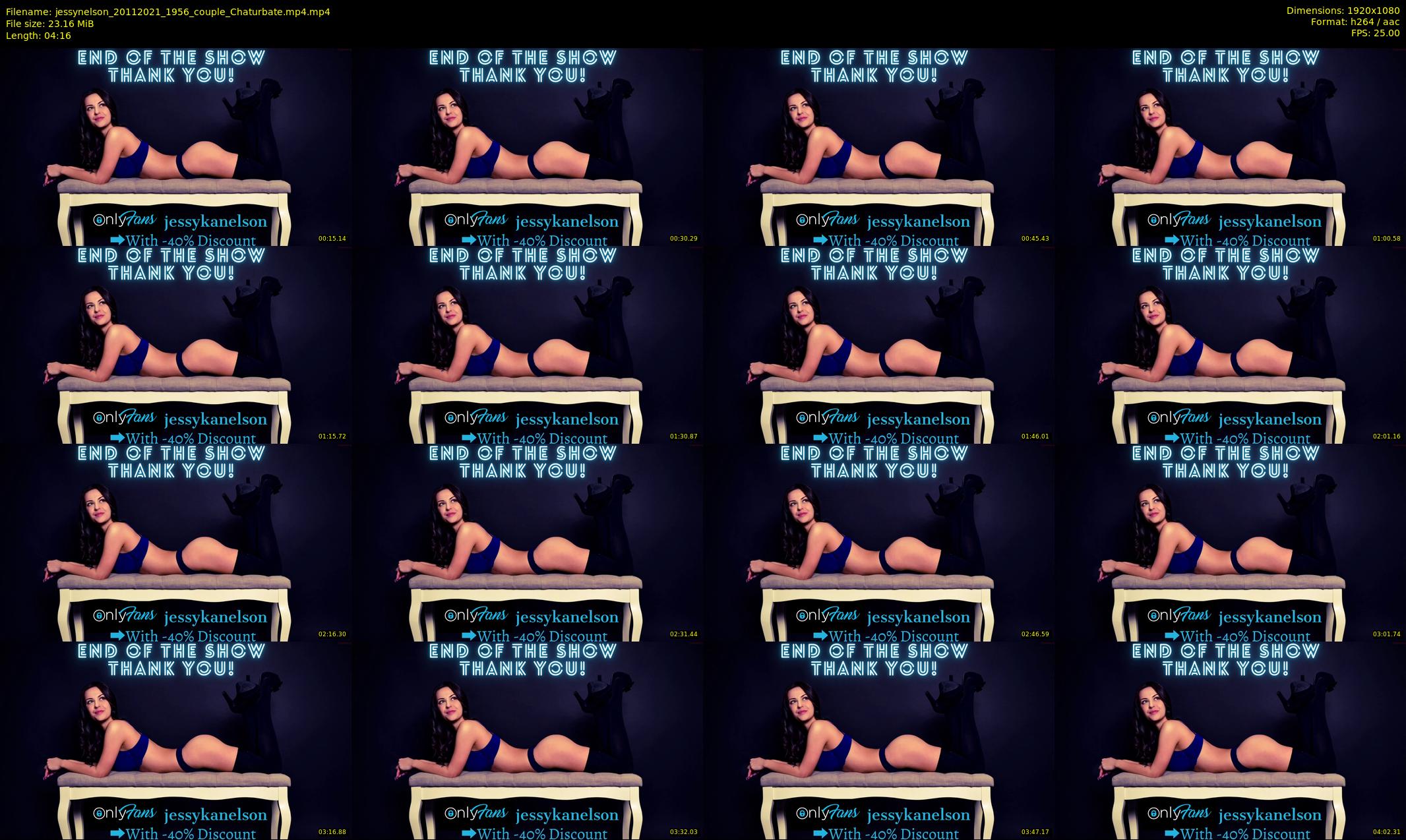 jessynelson — 5 minute Chaturbate female cam show recording, 1080p, Nov 20, 2021