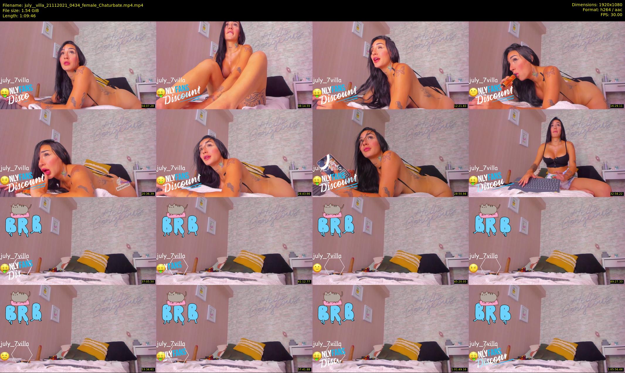 july__villa — 70 minute Chaturbate female cam show recording, 1080p, Nov 21, 2021
