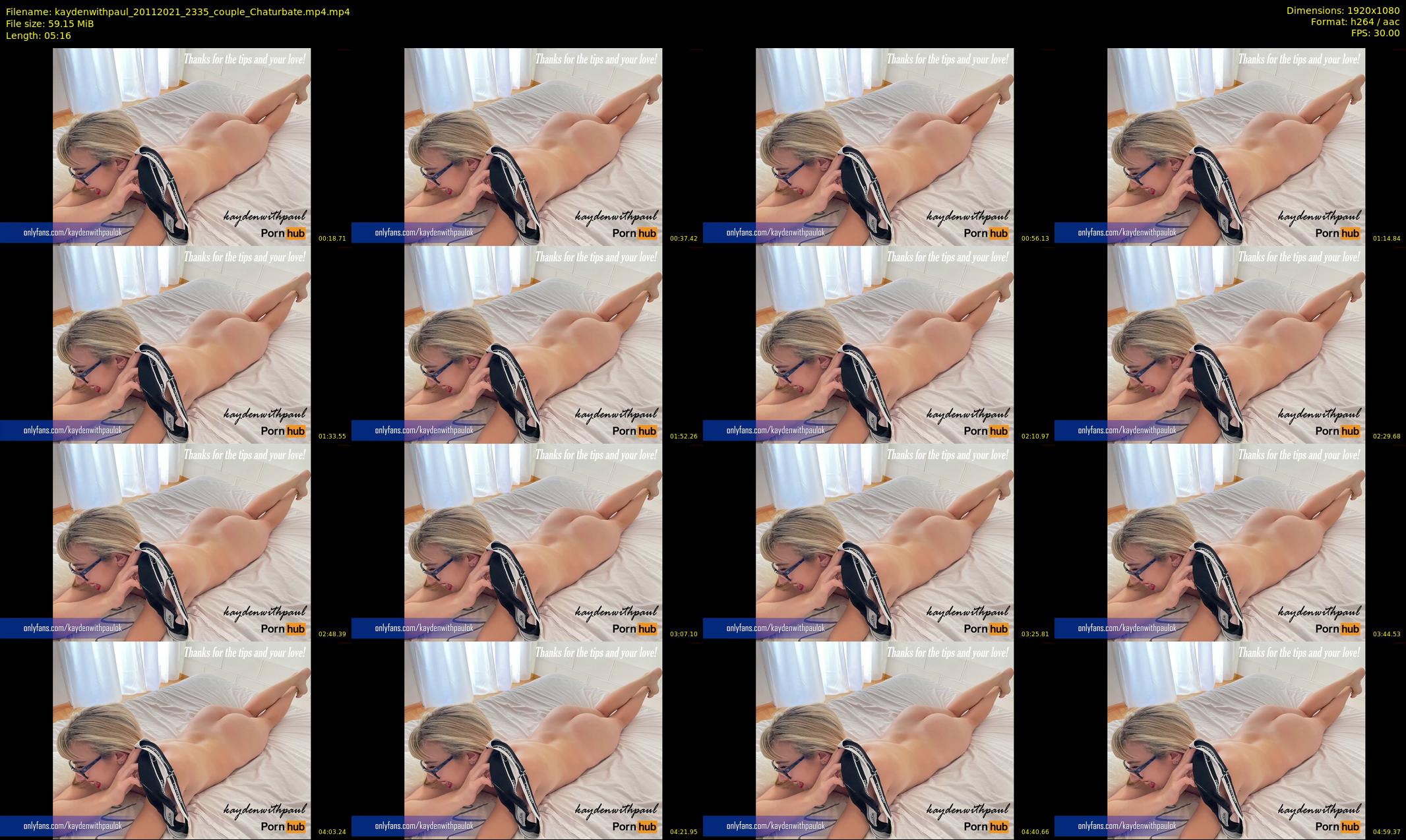 kaydenwithpaul — 6 minute Chaturbate couple cam show recording, 1080p, Nov 20, 2021