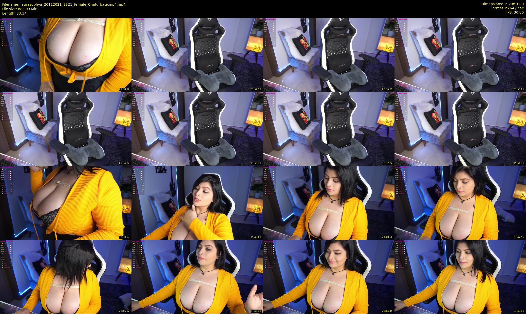 laurasophya — 34 minute Chaturbate female cam show recording, 1080p, Nov 20, 2021