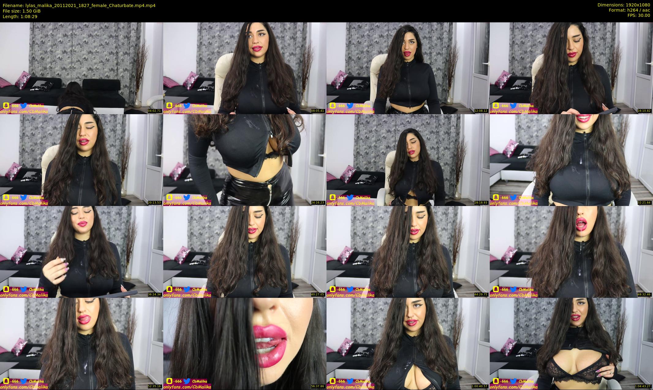 lylas_malika — 69 minute Chaturbate female cam show recording, 1080p, Nov 20, 2021