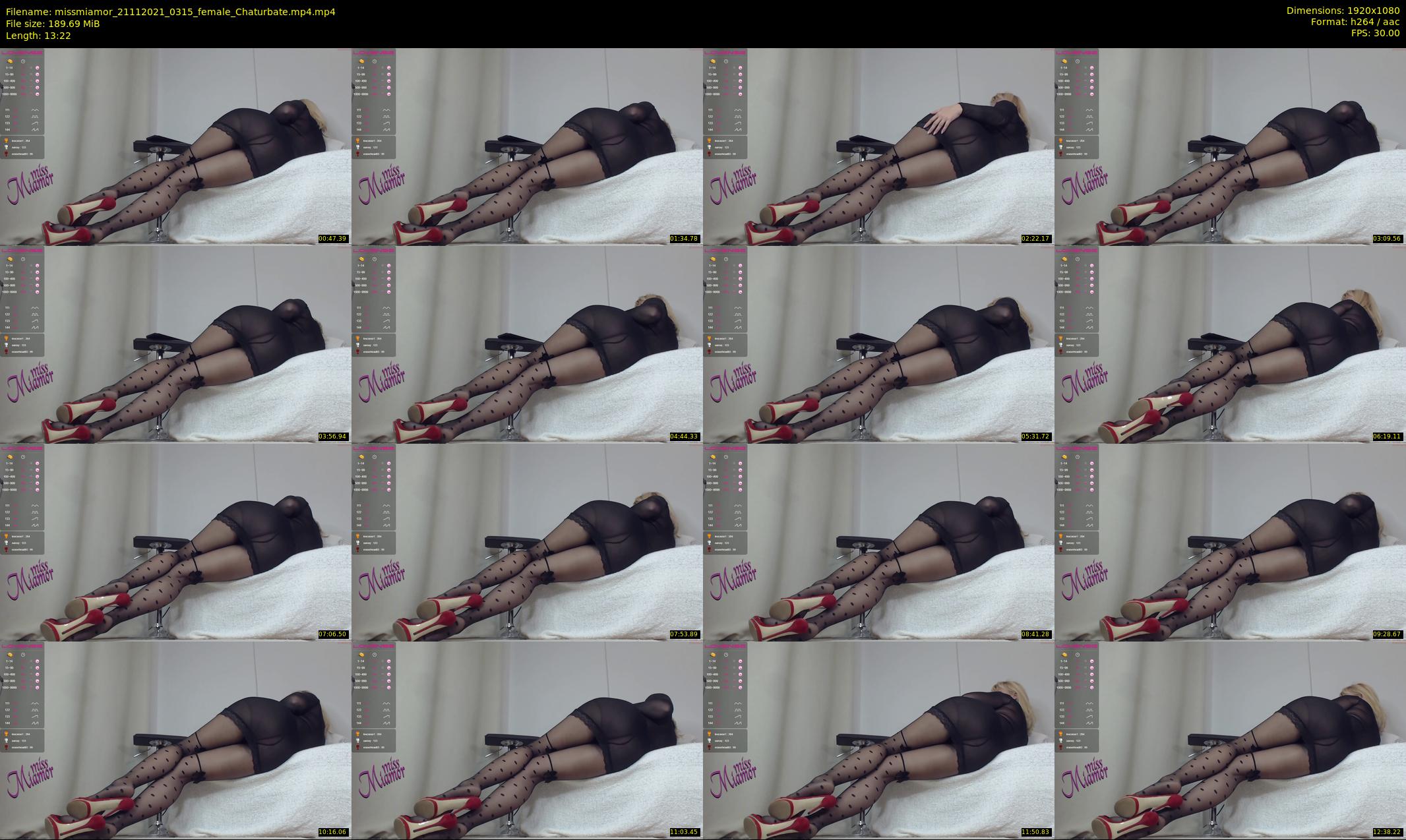 missmiamor — 14 minute Chaturbate female cam show recording, 1080p, Nov 21, 2021