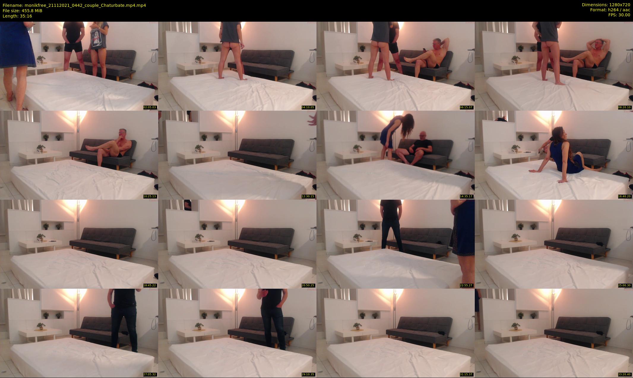 monikfree — 36 minute Chaturbate couple cam show recording, 720p, Nov 21, 2021