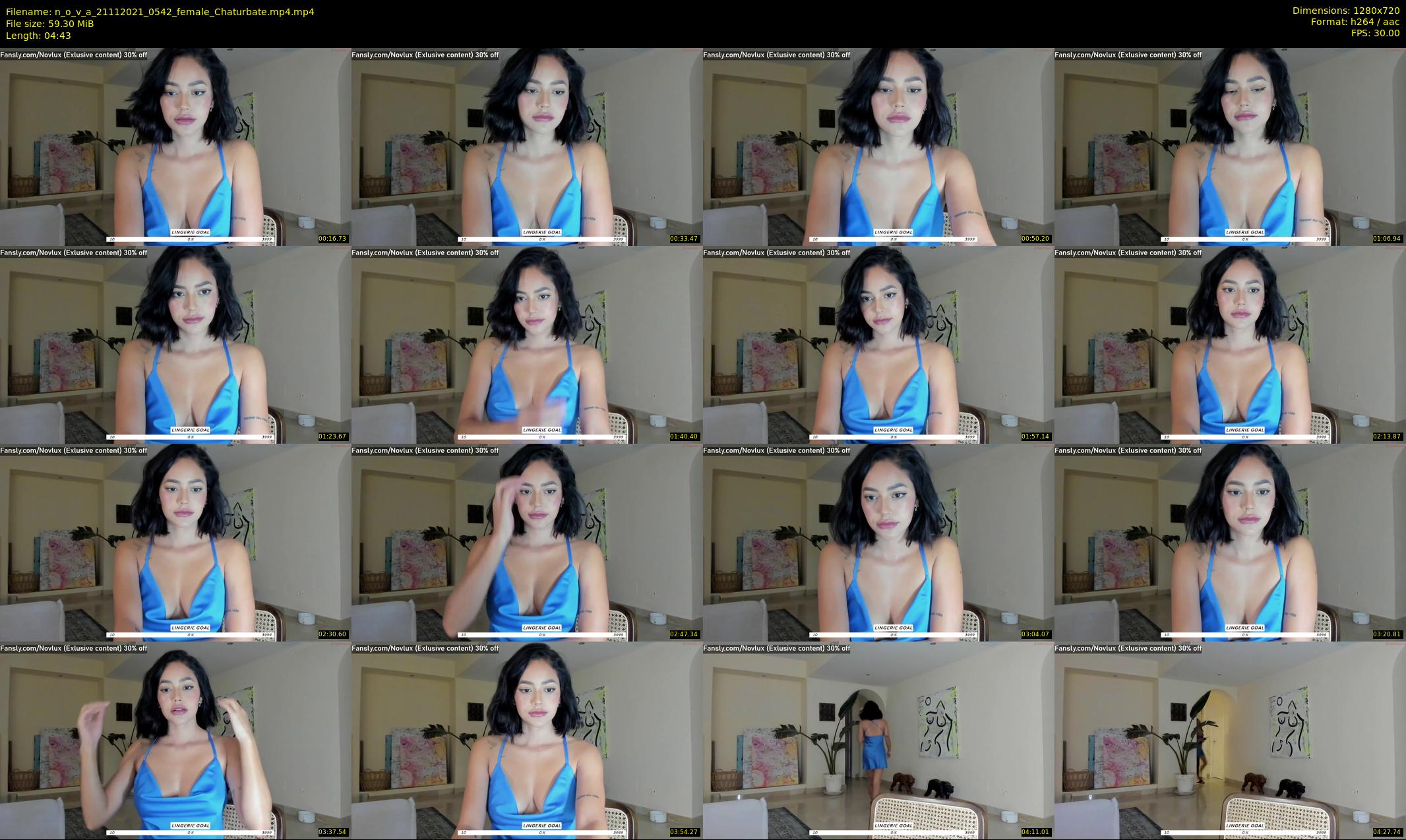 n_o_v_a — 5 minute Chaturbate female cam show recording, 720p, Nov 21, 2021