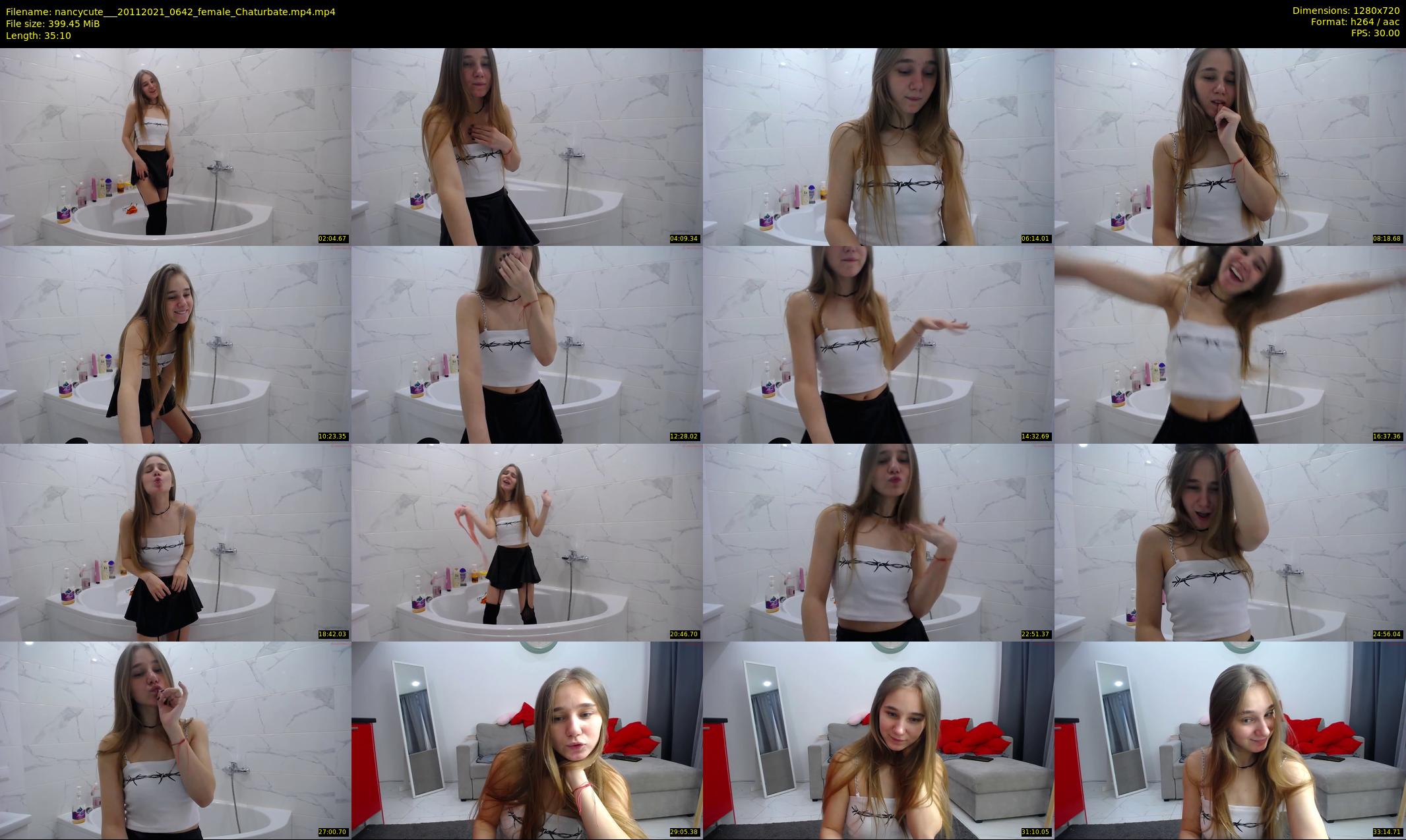 nancycute__ — 36 minute Chaturbate female cam show recording, 720p, Nov 20, 2021