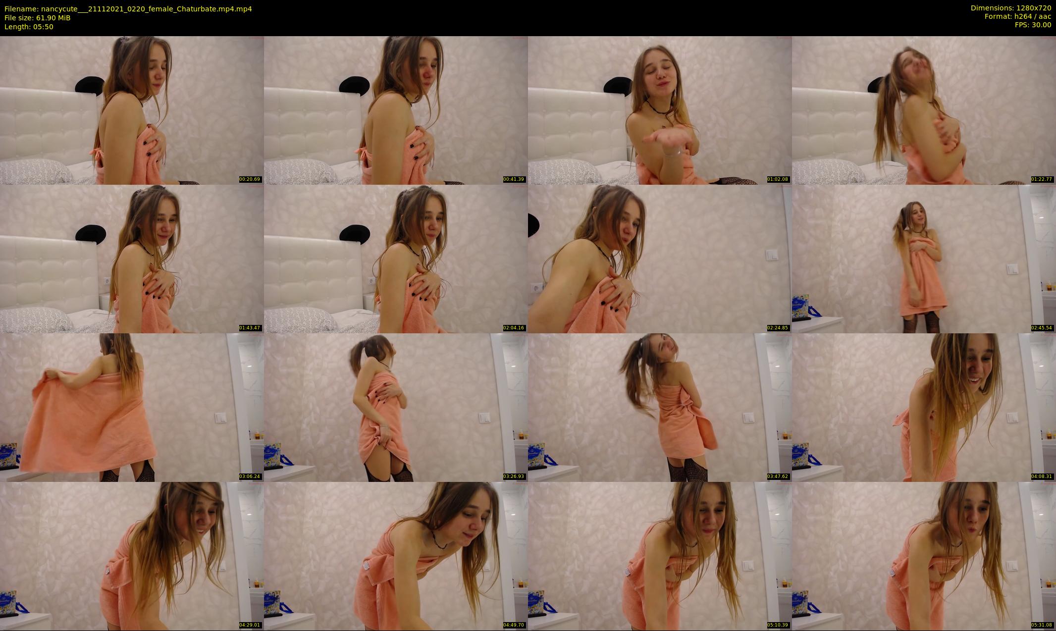 nancycute__ — 6 minute Chaturbate female cam show recording, 720p, Nov 21, 2021