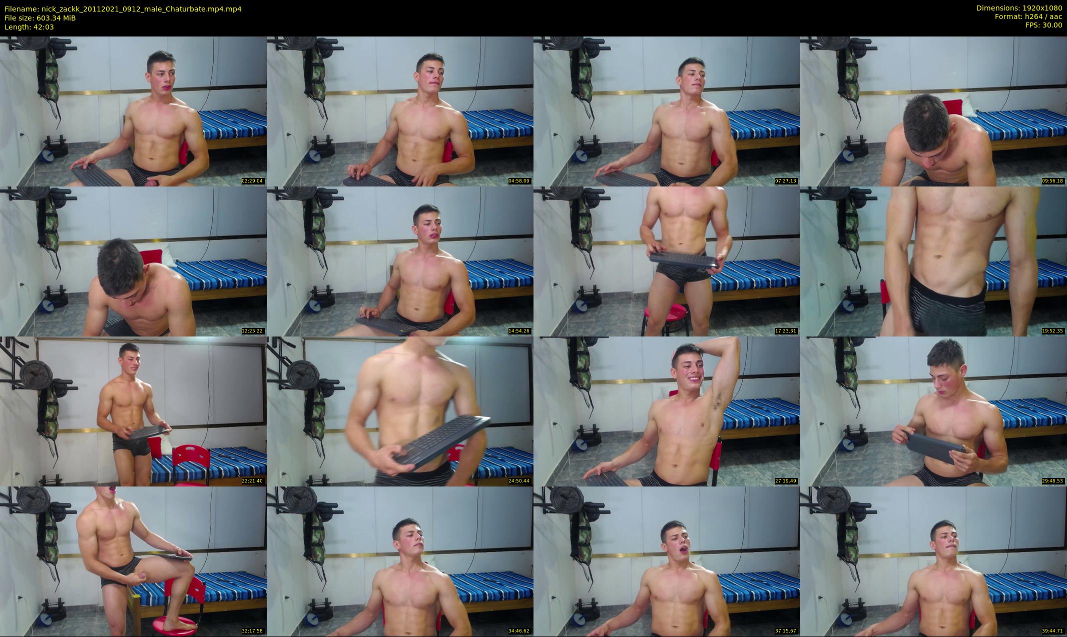 nick_zackk — 43 minute Chaturbate male cam show recording, 1080p, Nov 20, 2021