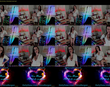 novaharper — 8 minute Chaturbate female cam show recording, 1080p, Nov 20, 2021