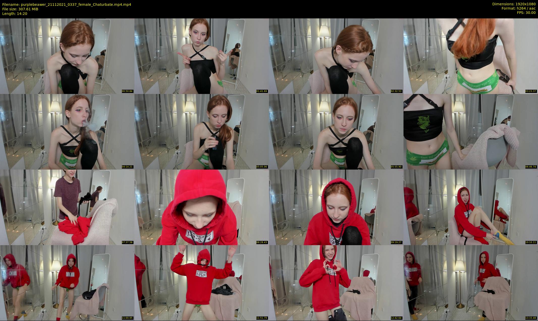 purplebeawer — 15 minute Chaturbate female cam show recording, 1080p, Nov 21, 2021