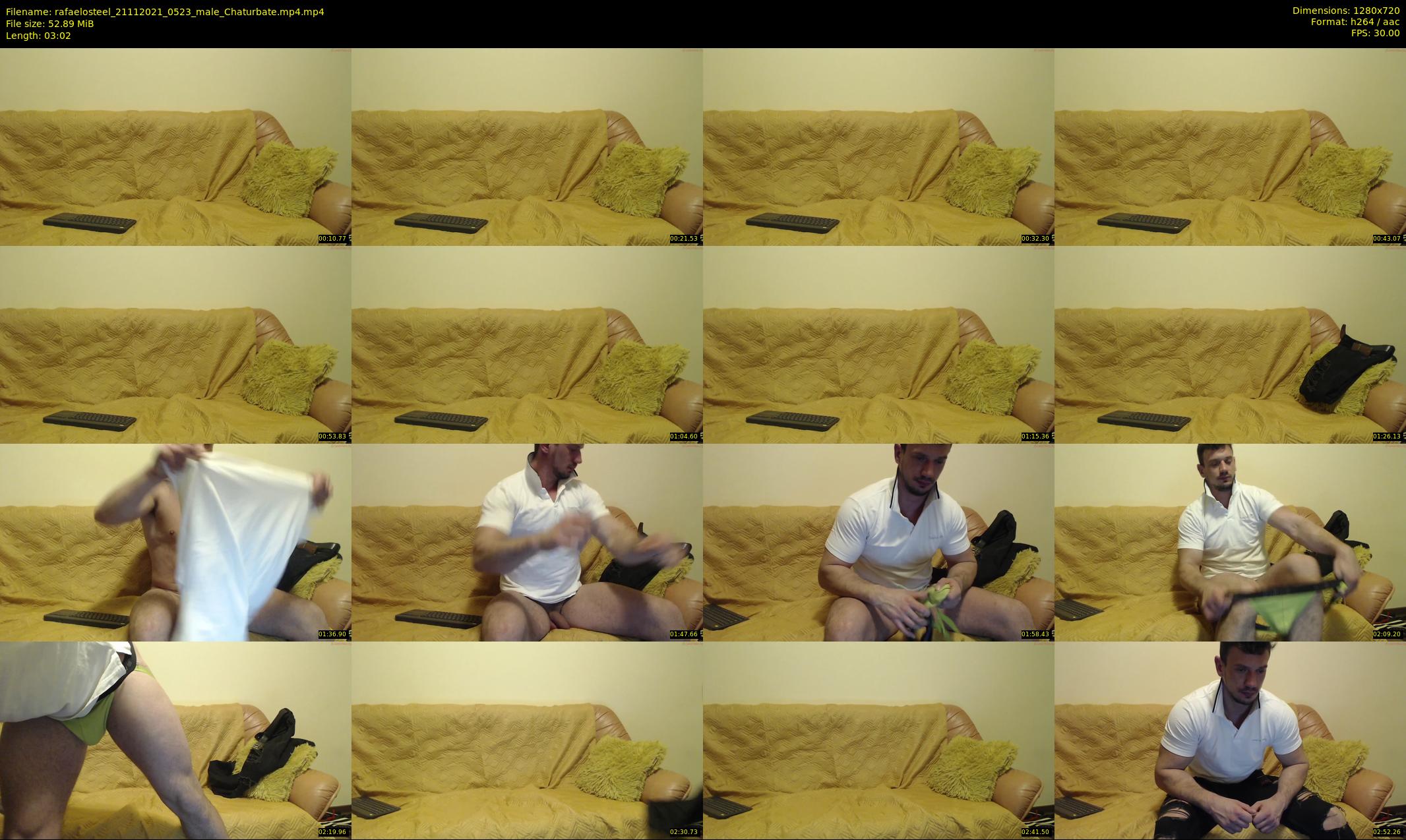rafaelosteel — 4 minute Chaturbate male cam show recording, 720p, Nov 21, 2021