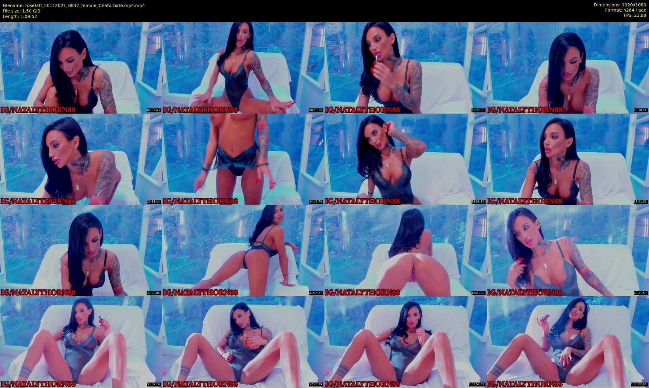rosetatt — 70 minute Chaturbate female cam show recording, 1080p, Nov 20, 2021