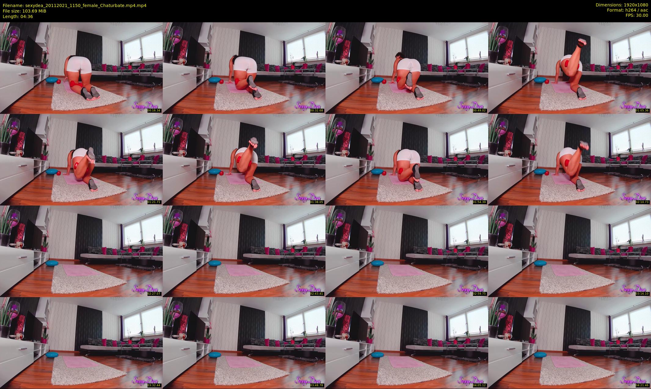 sexydea — 5 minute Chaturbate female cam show recording, 1080p, Nov 20, 2021