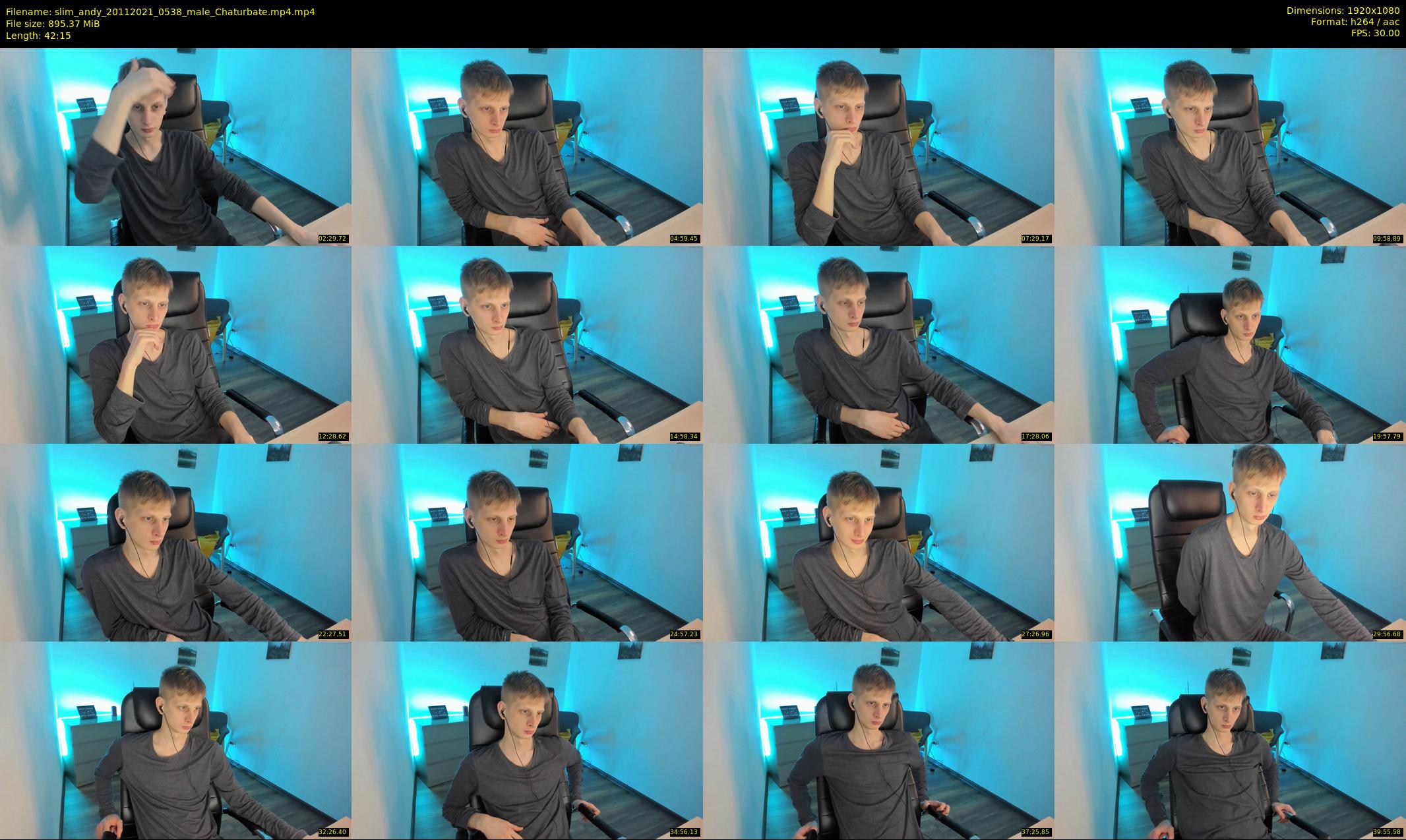 slim_andy — 43 minute Chaturbate male cam show recording, 1080p, Nov 20, 2021