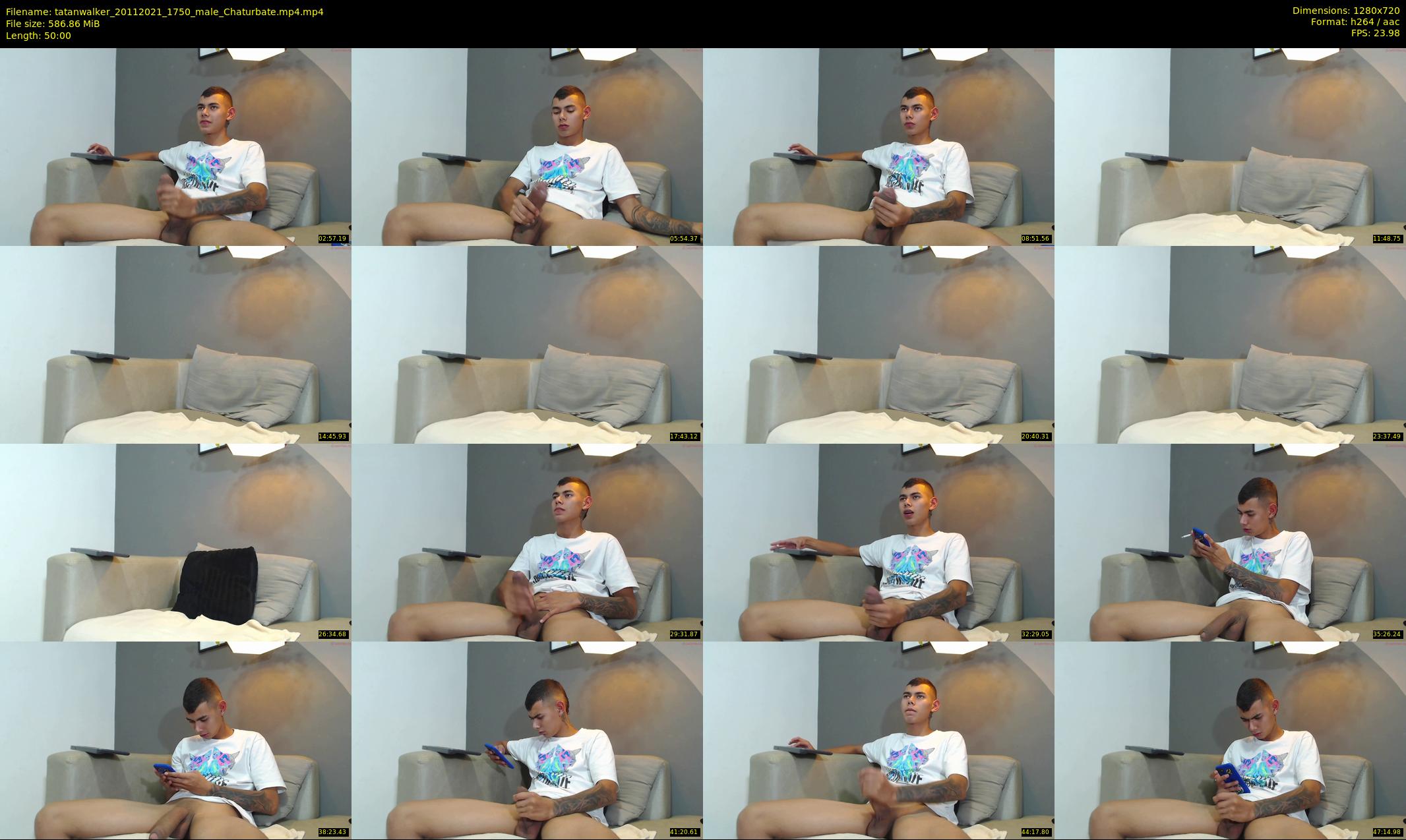 tatanwalker — 50 minute Chaturbate male cam show recording, 720p, Nov 20, 2021
