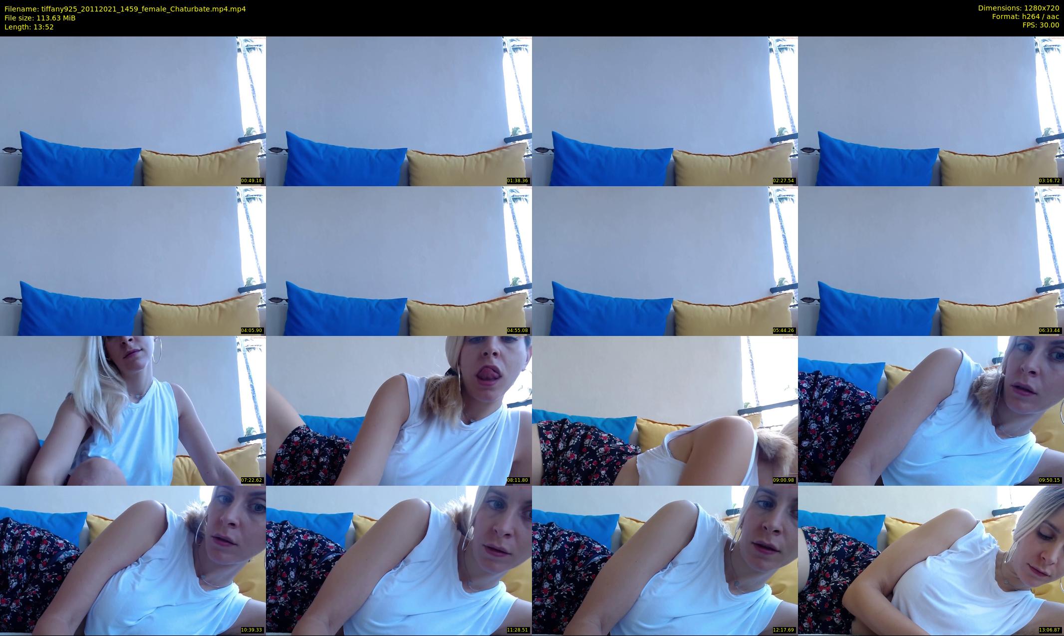 tiffany925 — 14 minute Chaturbate female cam show recording, 720p, Nov 20, 2021