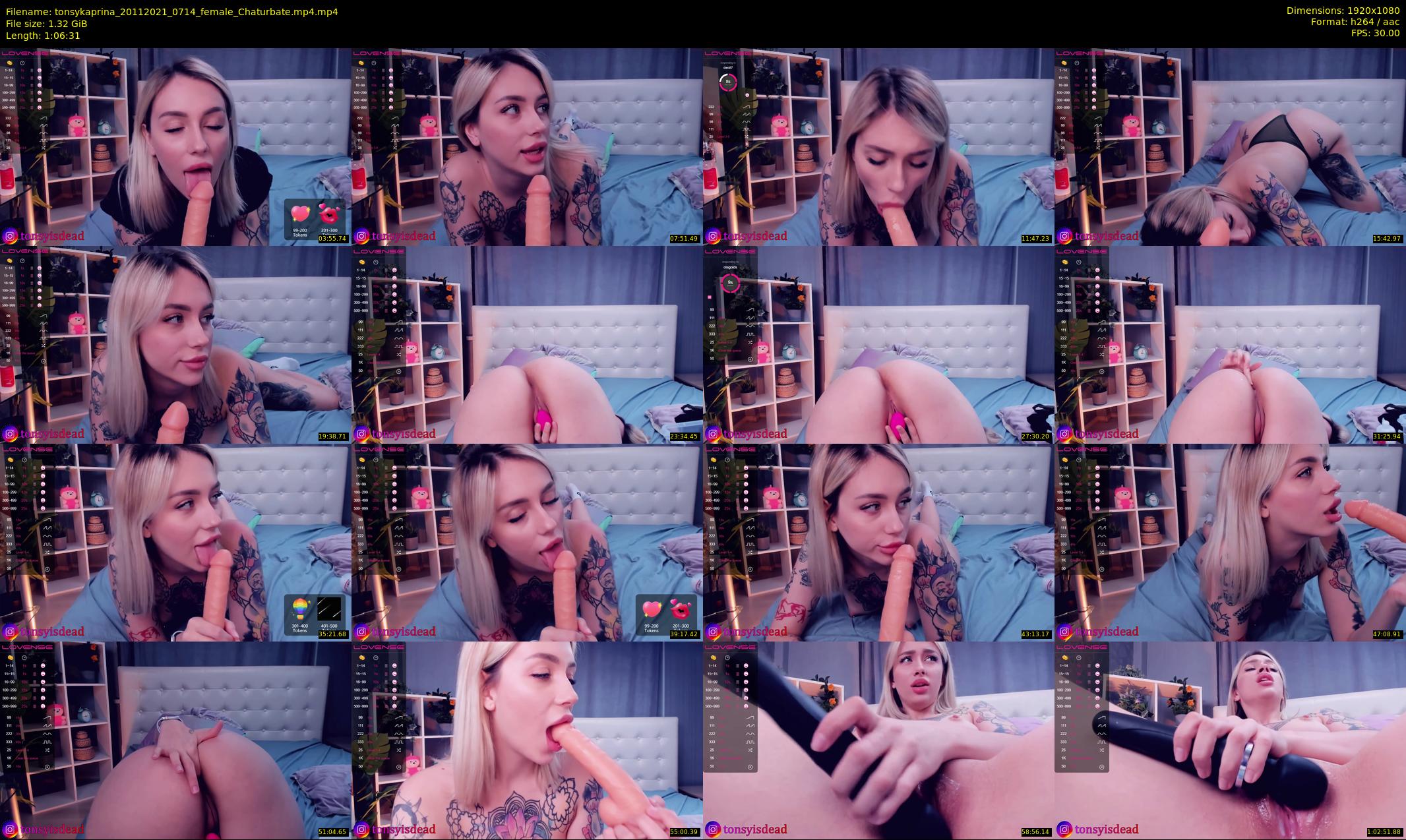 tonsykaprina — 67 minute Chaturbate couple cam show recording, 1080p, Nov 20, 2021