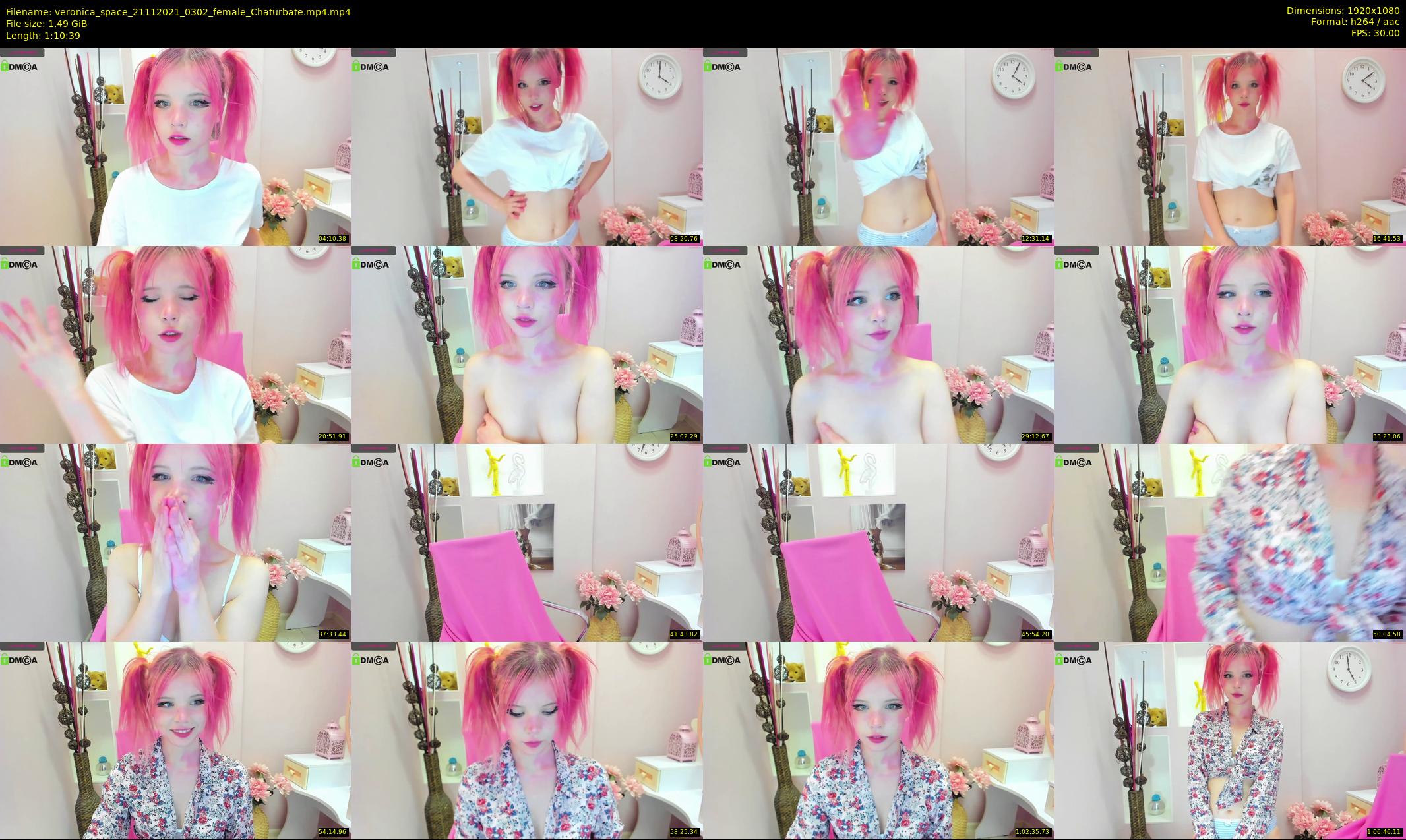 veronica_space — 71 minute Chaturbate female cam show recording, 1080p, Nov 21, 2021