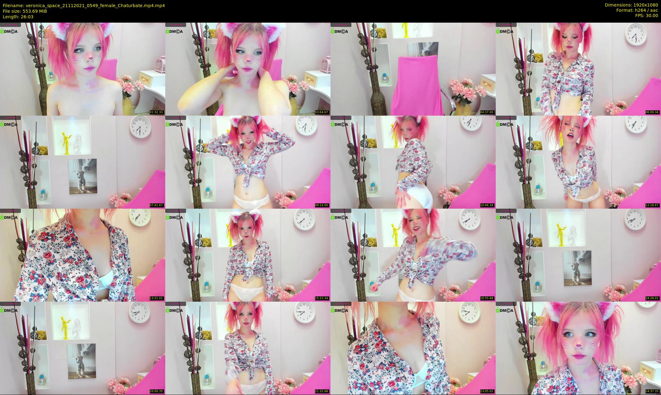 veronica_space — 27 minute Chaturbate female cam show recording, 1080p, Nov 21, 2021