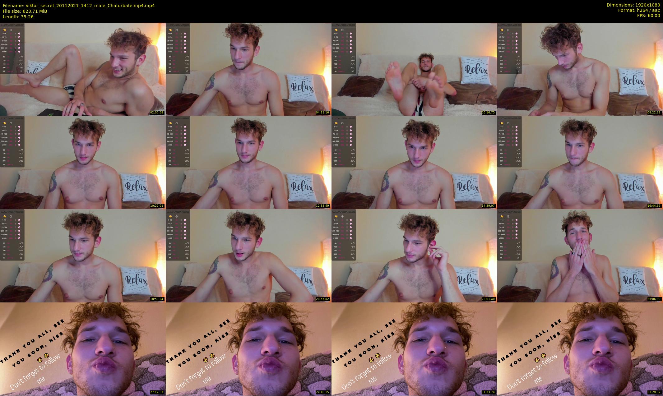 viktor_secret — 36 minute Chaturbate male cam show recording, 1080p, Nov 20, 2021