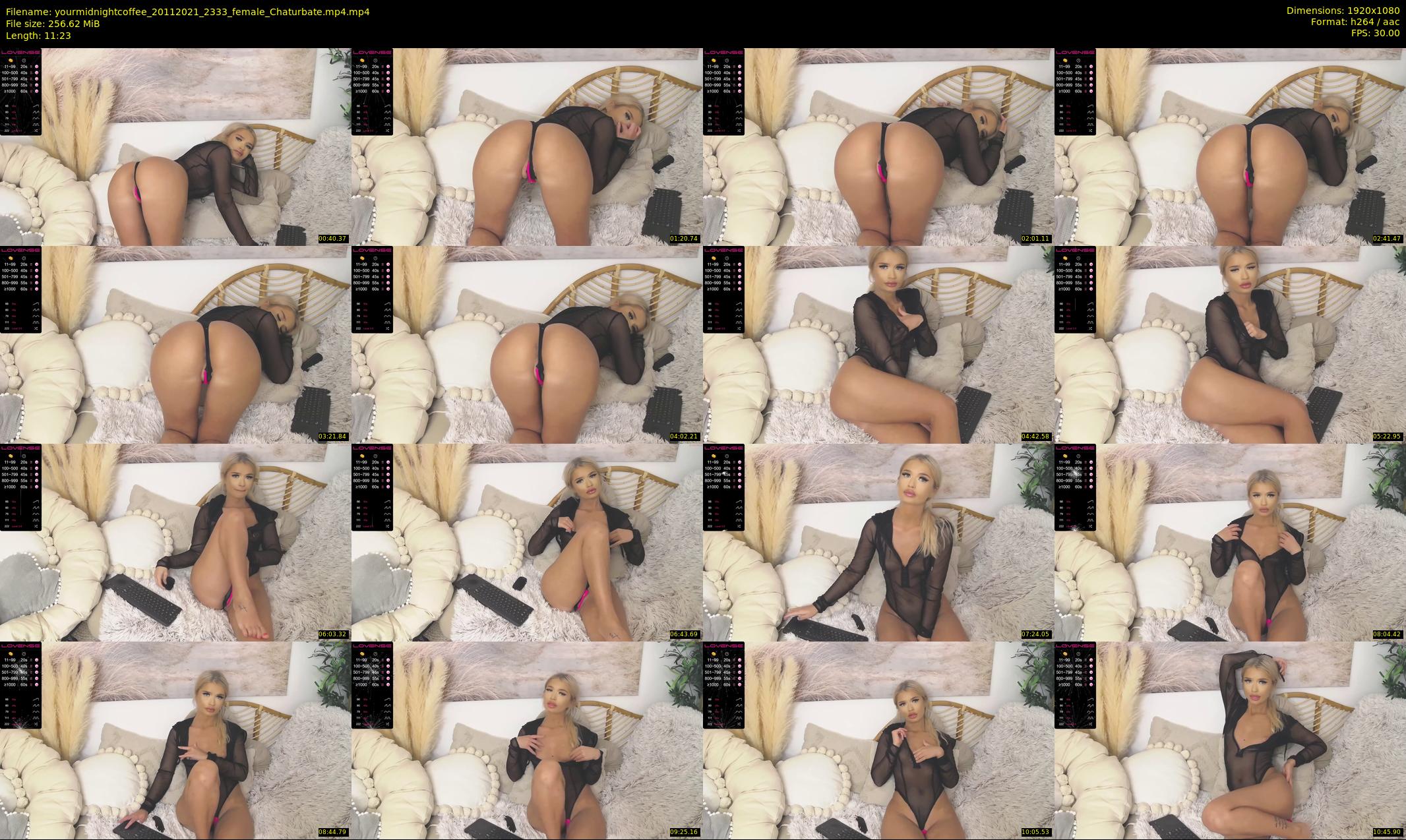 yourmidnightcoffee — 12 minute Chaturbate female cam show recording, 1080p, Nov 20, 2021