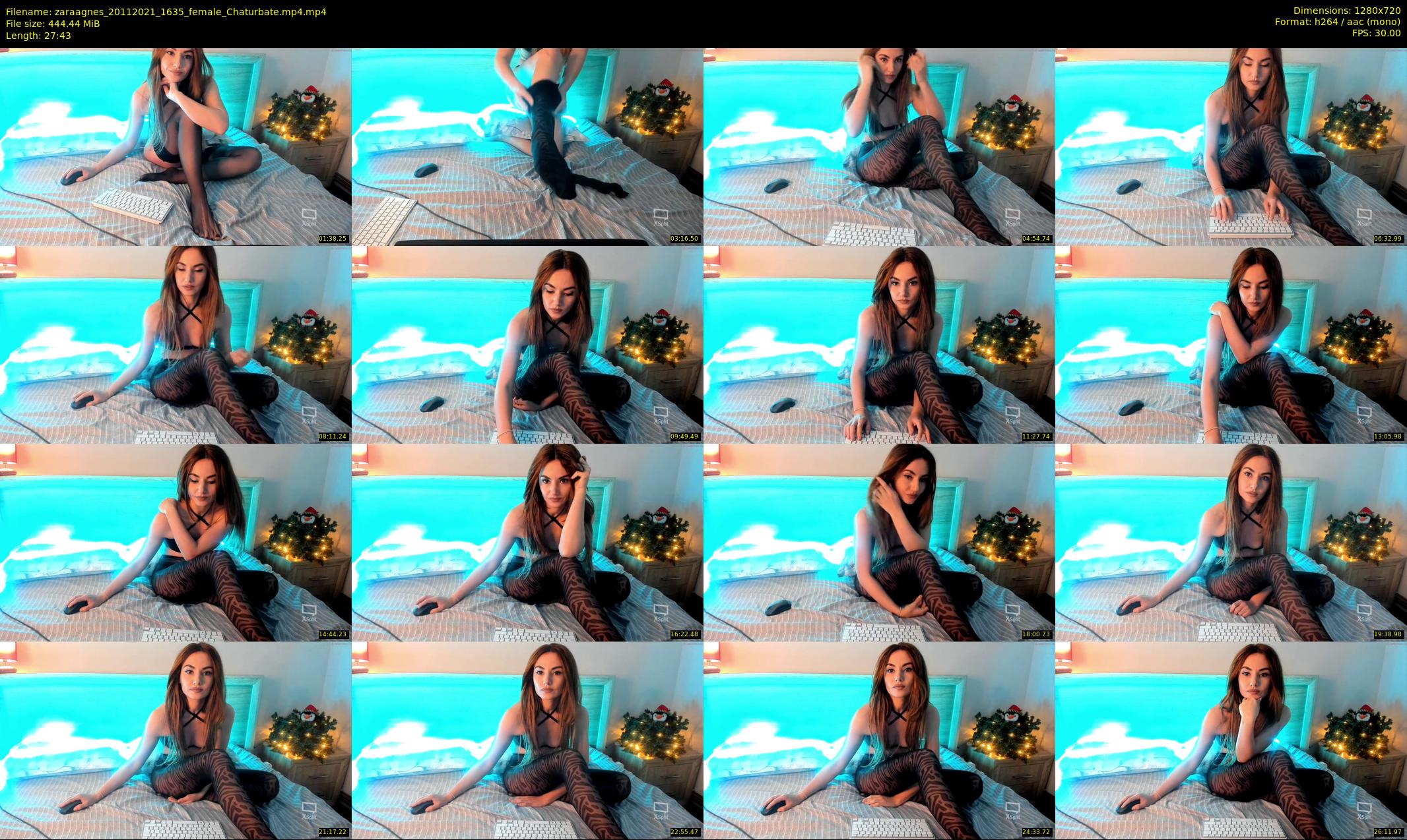 zaraagnes — 28 minute Chaturbate female cam show recording, 720p, Nov 20, 2021