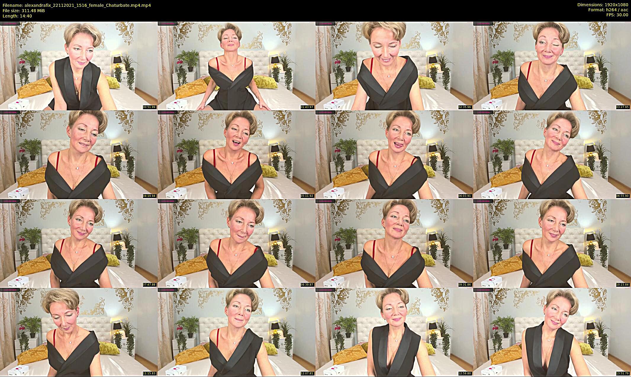 alexandrafix — 15 minute Chaturbate female cam show recording, 1080p, Nov 22, 2021