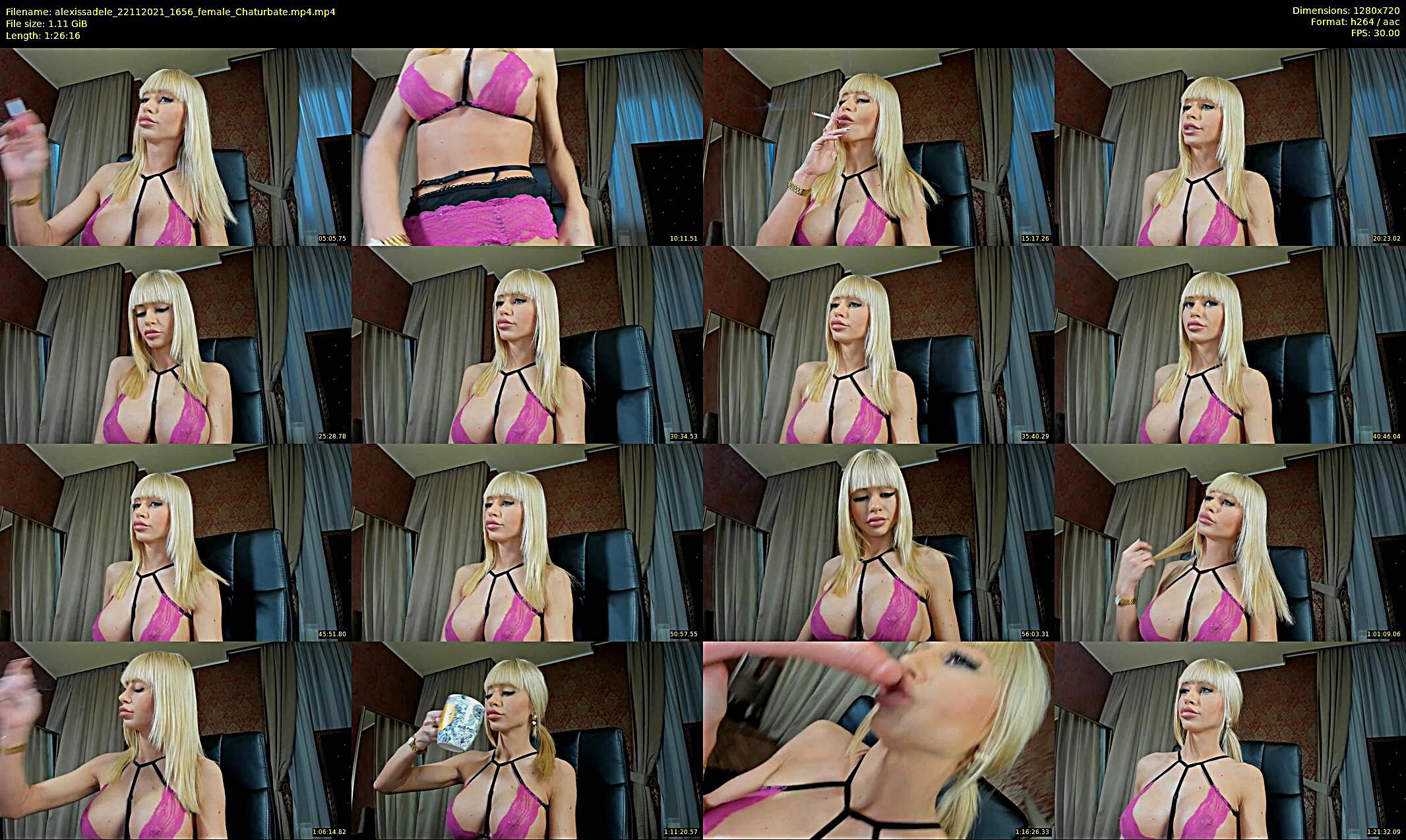 alexissadele — 87 minute Chaturbate female cam show recording, 720p, Nov 22, 2021