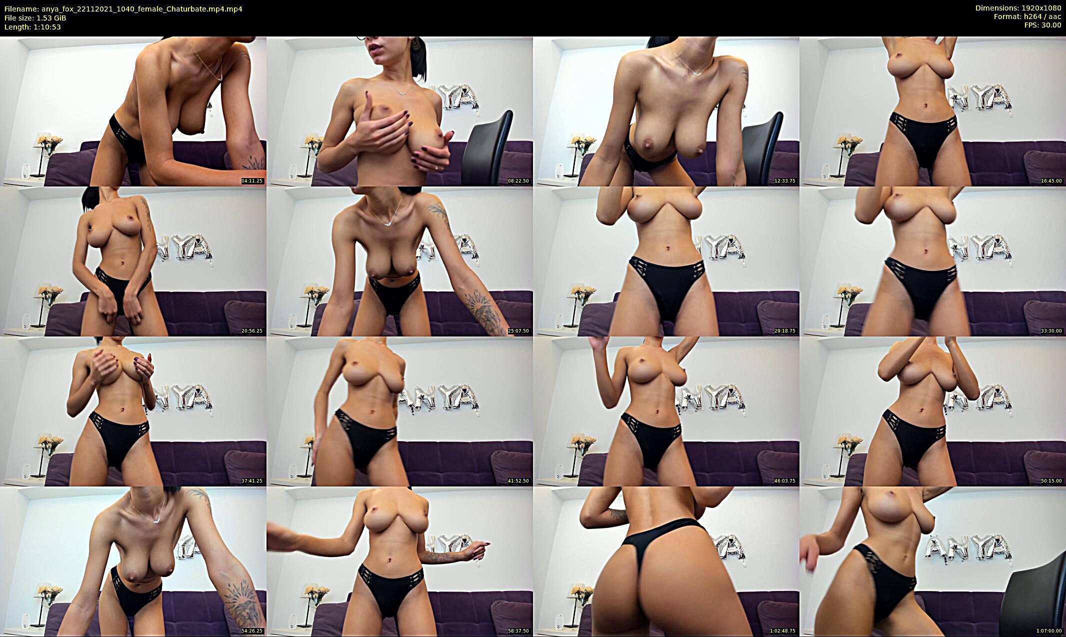 anya_fox — 71 minute Chaturbate female cam show recording, 1080p, Nov 22, 2021