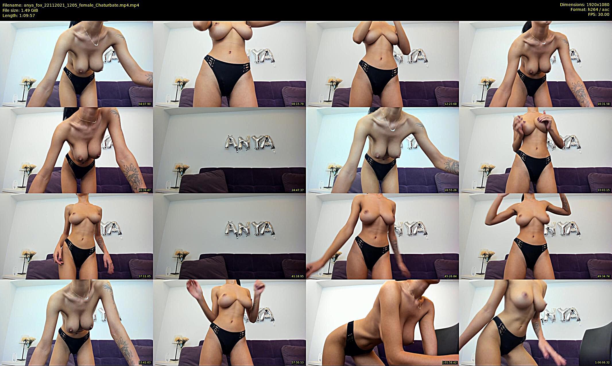 anya_fox — 70 minute Chaturbate female cam show recording, 1080p, Nov 22, 2021