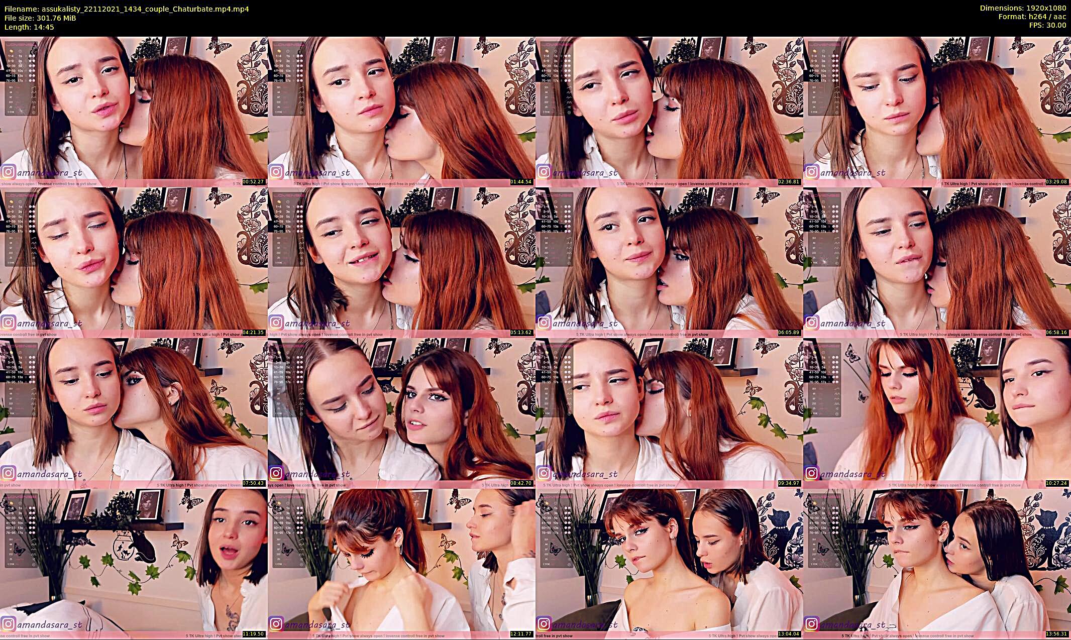 assukalisty — 15 minute Chaturbate couple cam show recording, 1080p, Nov 22, 2021