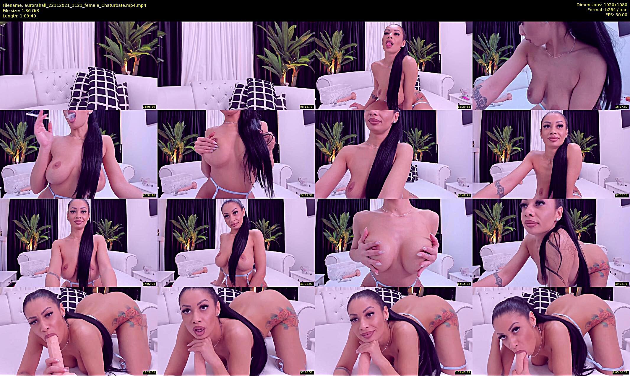 aurorahall — 70 minute Chaturbate female cam show recording, 1080p, Nov 22, 2021