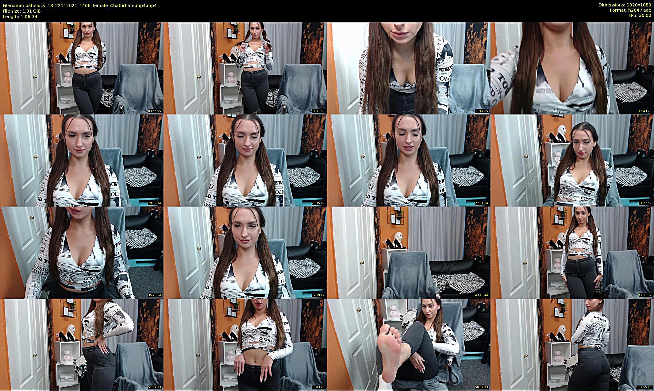 babelucy_18 — 67 minute Chaturbate female cam show recording, 1080p, Nov 22, 2021