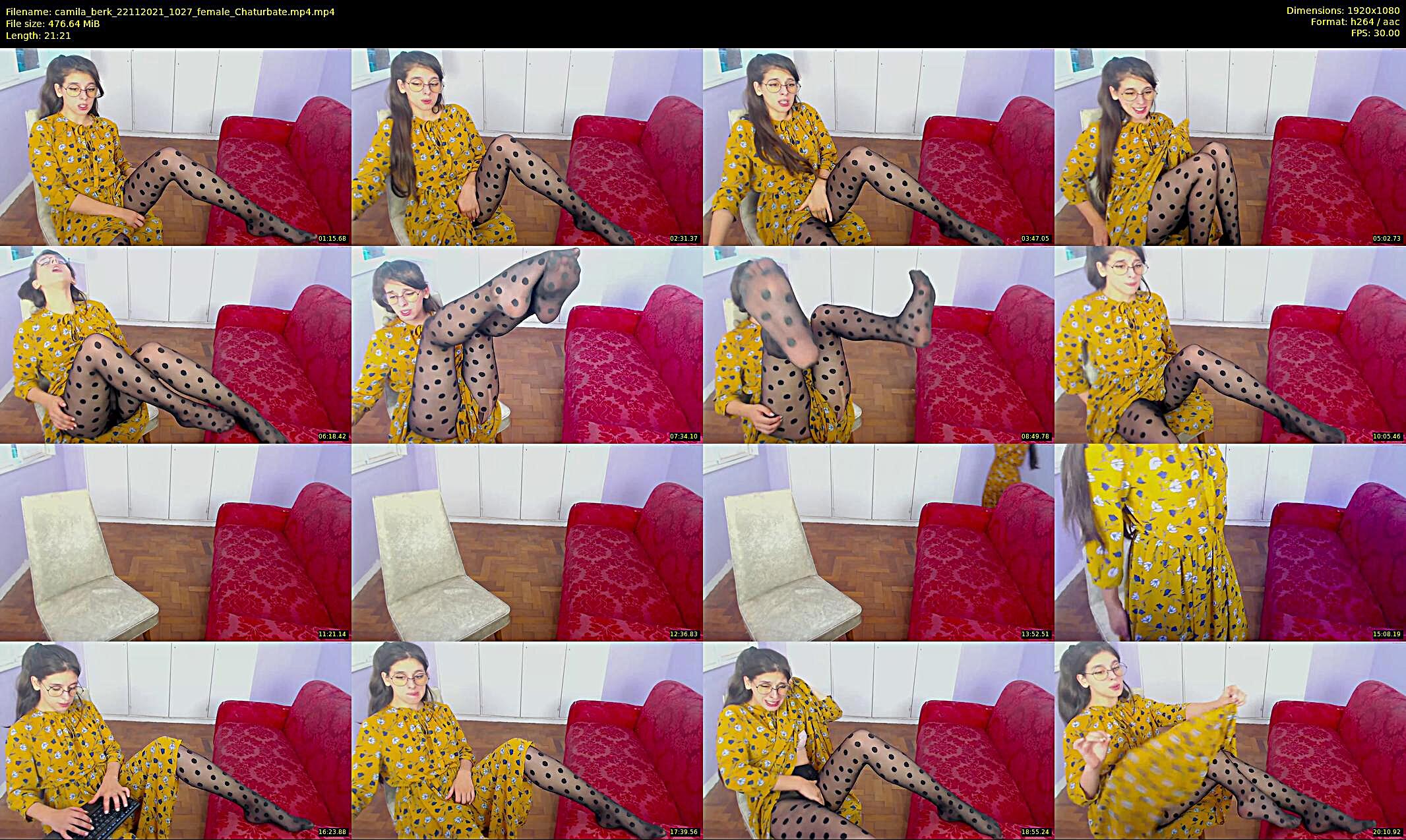 camila_berk — 22 minute Chaturbate female cam show recording, 1080p, Nov 22, 2021