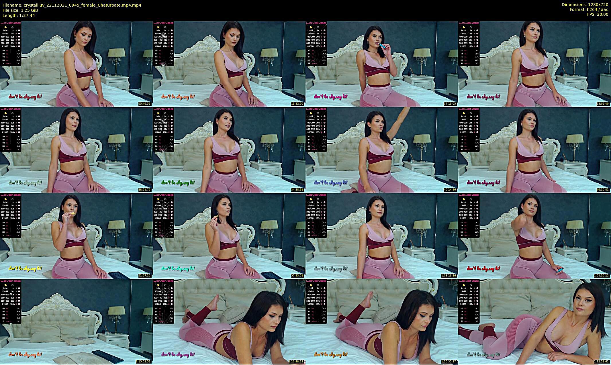 crystallluv — 98 minute Chaturbate female cam show recording, 720p, Nov 22, 2021
