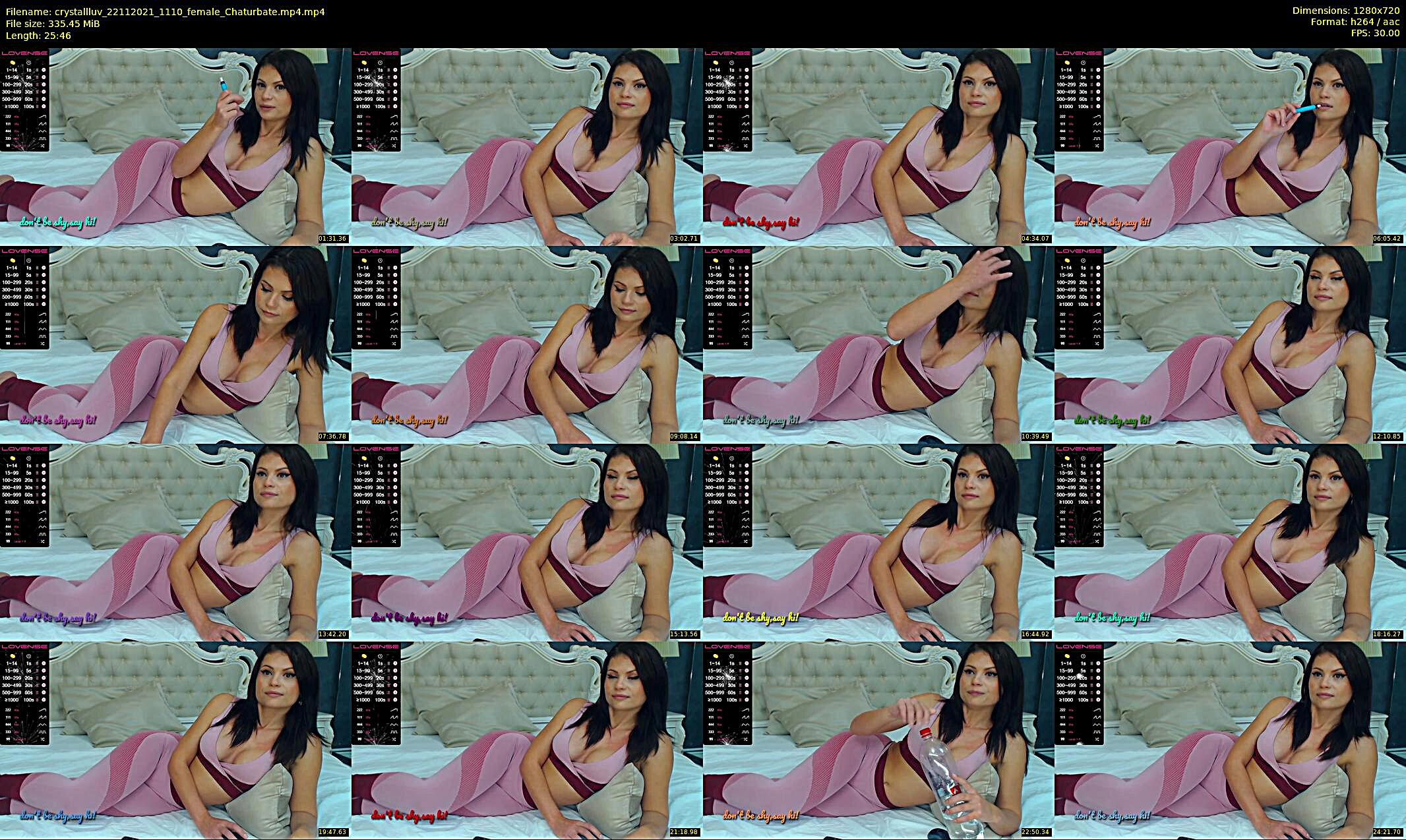 crystallluv — 26 minute Chaturbate female cam show recording, 720p, Nov 22, 2021
