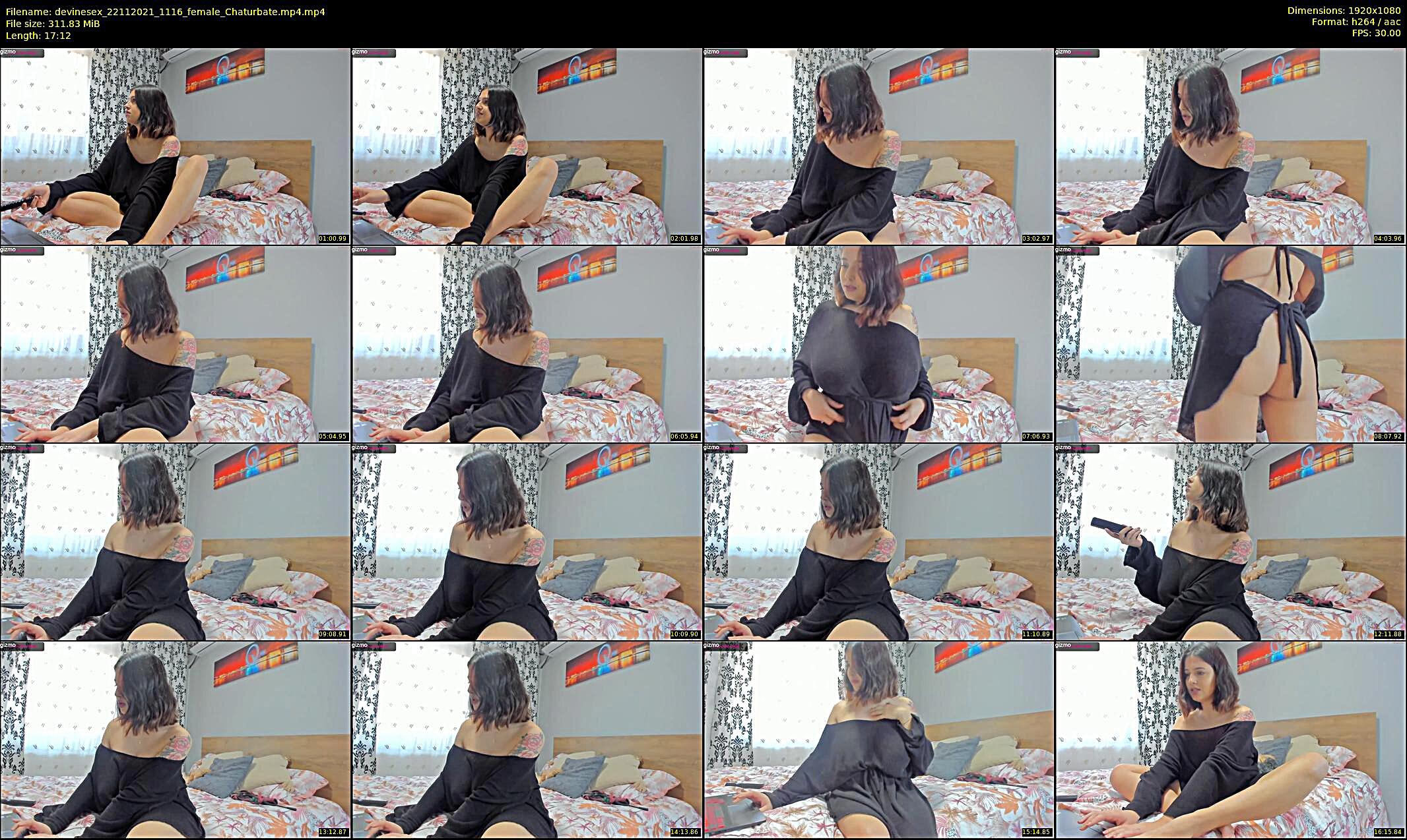 devinesex — 18 minute Chaturbate female cam show recording, 1080p, Nov 22, 2021