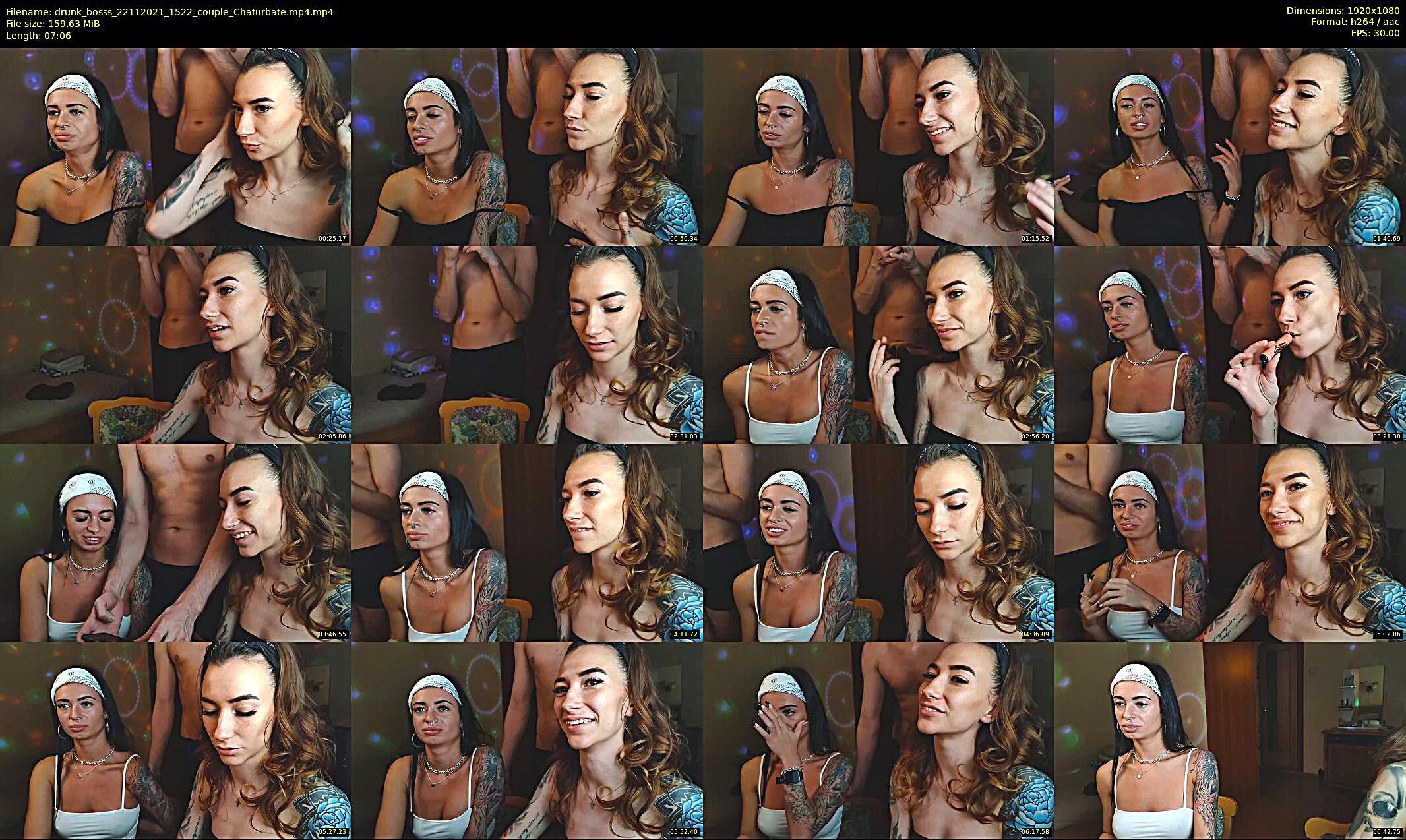 drunk_bosss — 8 minute Chaturbate couple cam show recording, 1080p, Nov 22, 2021