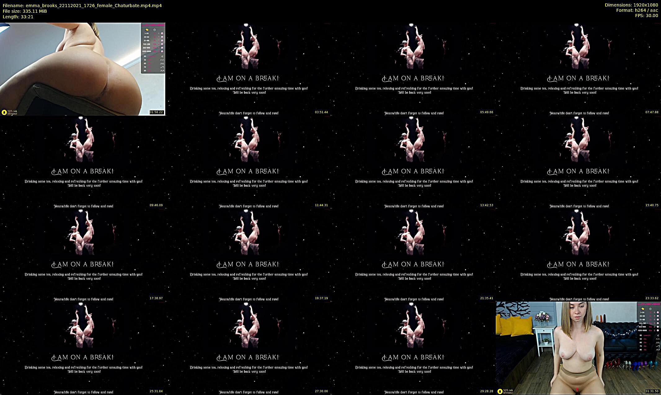emma_brooks — 10 minute Chaturbate female cam show recording, 1080p, Nov 22, 2021