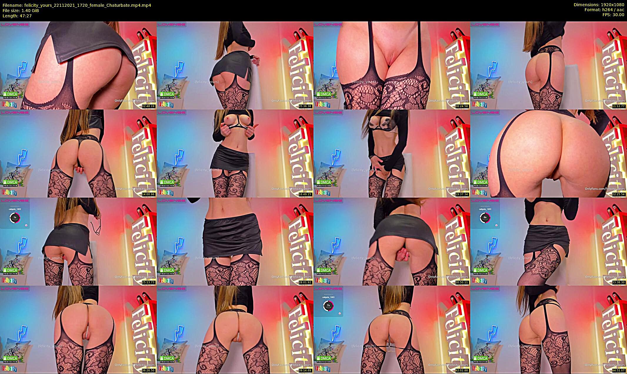 felicity_yours — 48 minute Chaturbate female cam show recording, 1080p, Nov 22, 2021