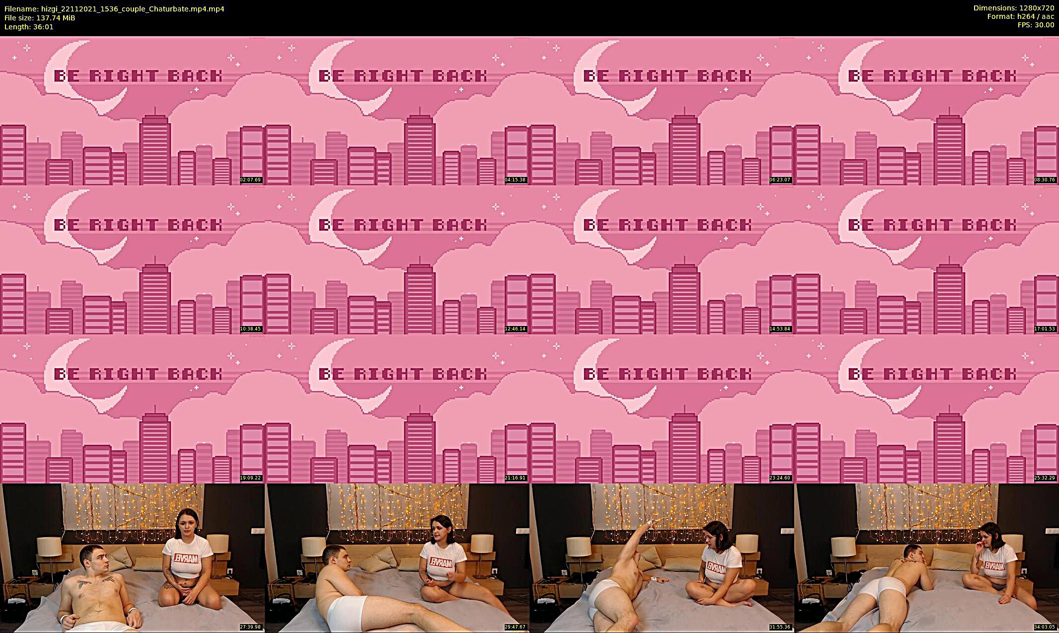 hizgi — 37 minute Chaturbate couple cam show recording, 720p, Nov 22, 2021