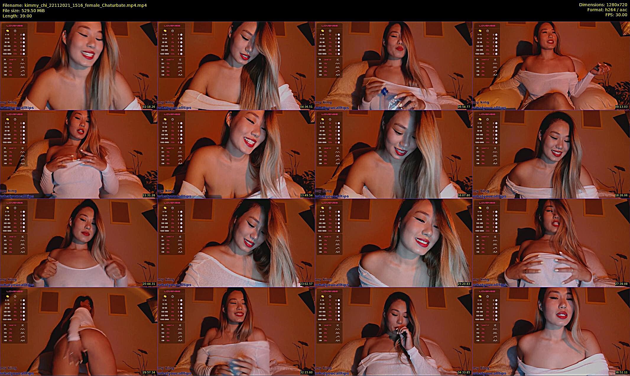 kimmy_chi — 39 minute Chaturbate female cam show recording, 720p, Nov 22, 2021