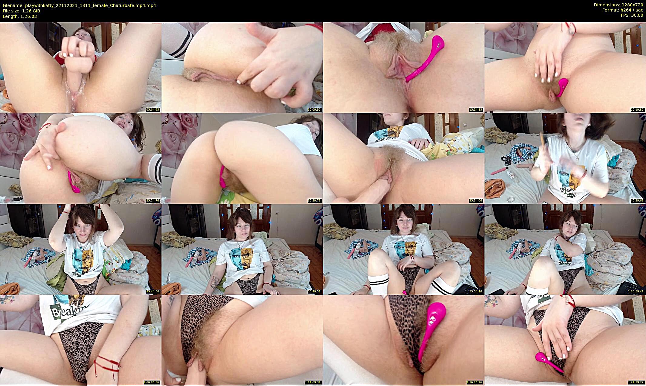 playwithkatty — 87 minute Chaturbate female cam show recording, 720p, Nov 22, 2021
