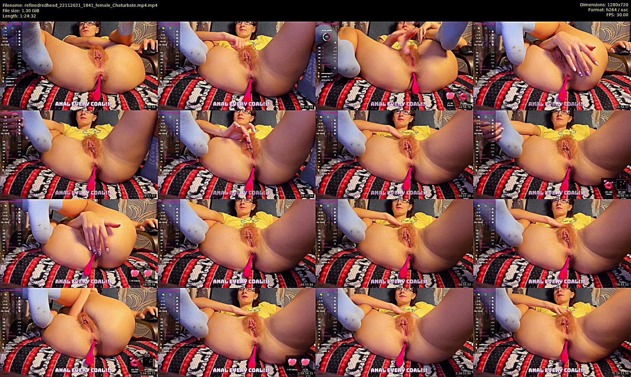 refinedredhead — 38 minute Chaturbate female cam show recording, 720p, Nov 22, 2021