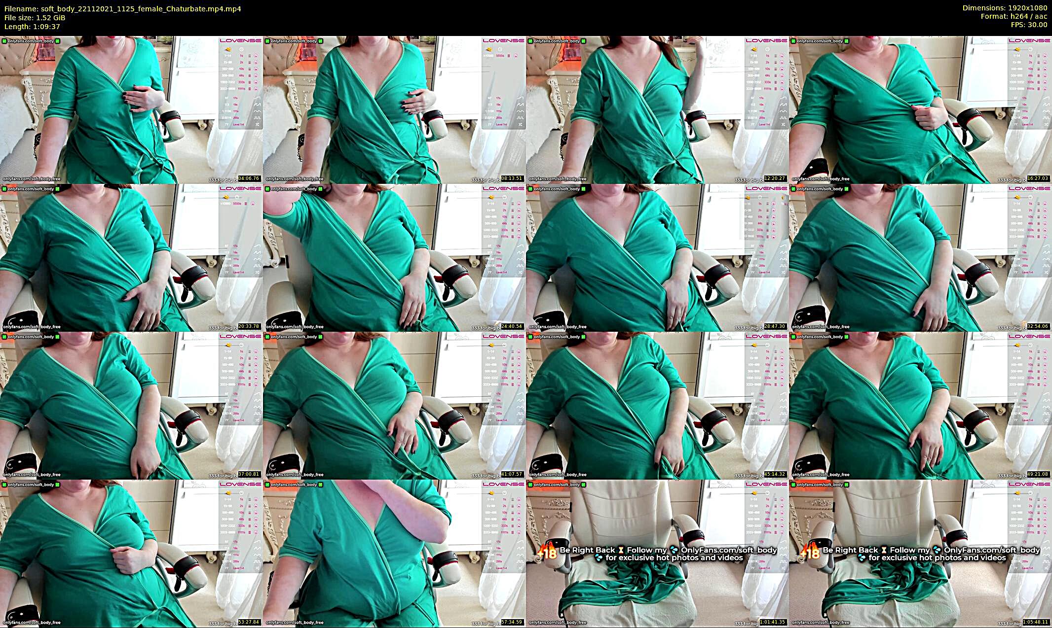 soft_body — 70 minute Chaturbate female cam show recording, 1080p, Nov 22, 2021