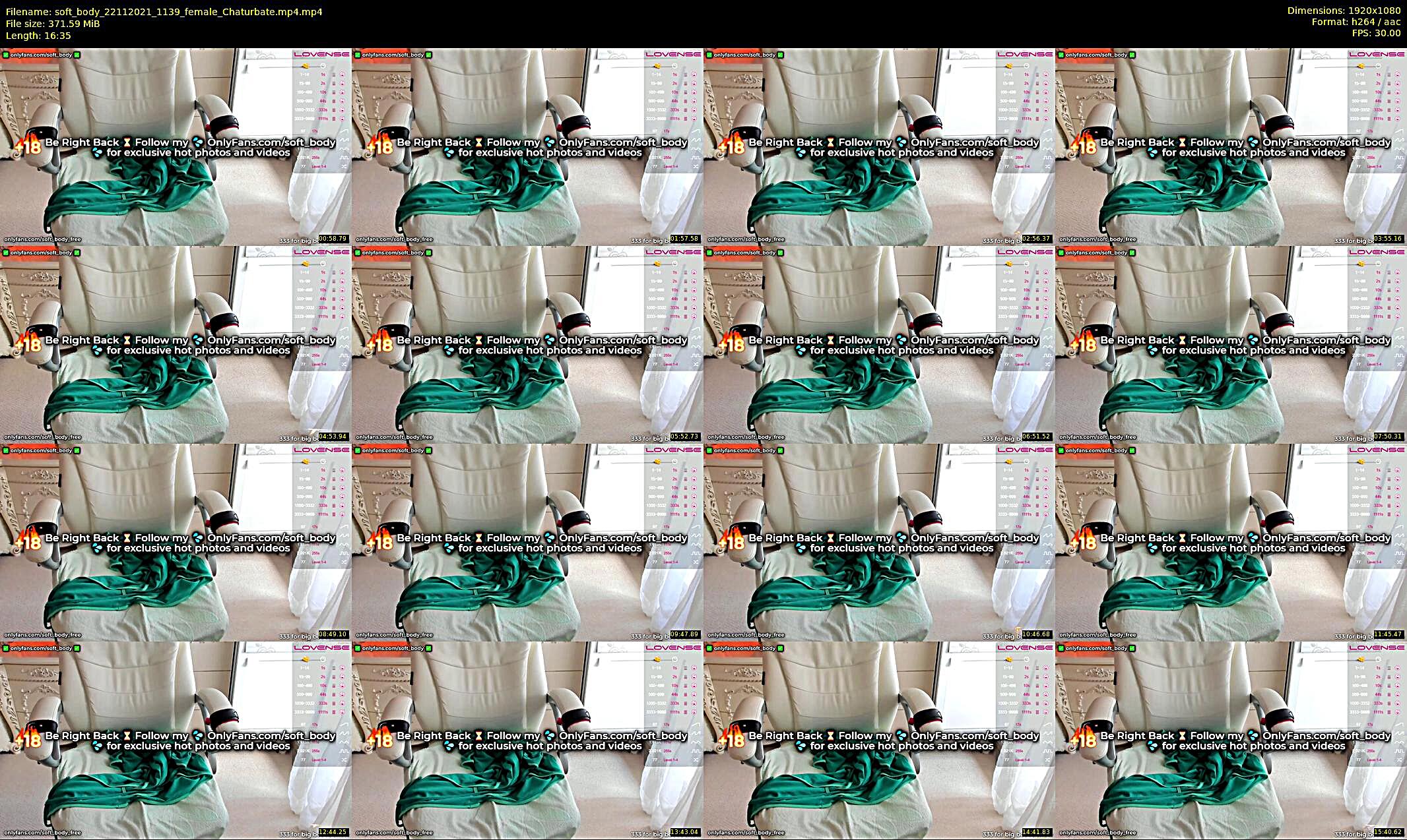 soft_body — 17 minute Chaturbate female cam show recording, 1080p, Nov 22, 2021