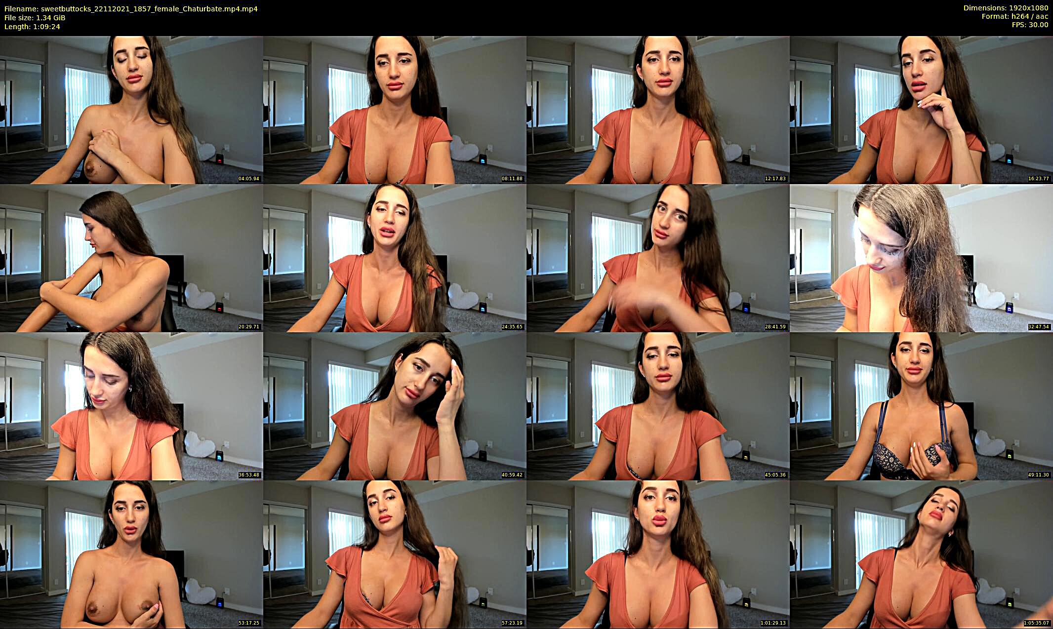 sweetbuttocks — 70 minute Chaturbate female cam show recording, 1080p, Nov 22, 2021
