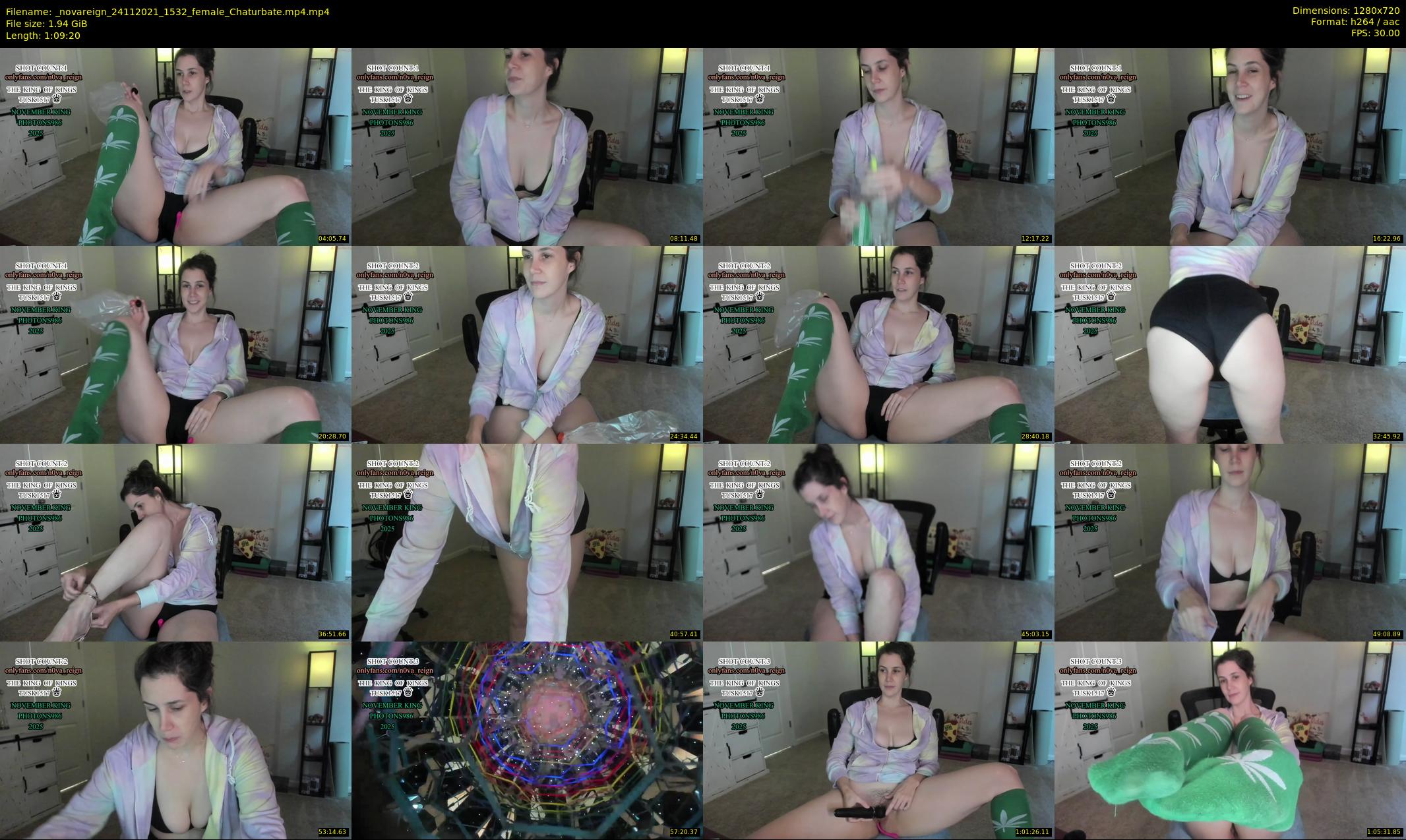 _novareign — 70 minute Chaturbate female cam show recording, 720p, Nov 24, 2021