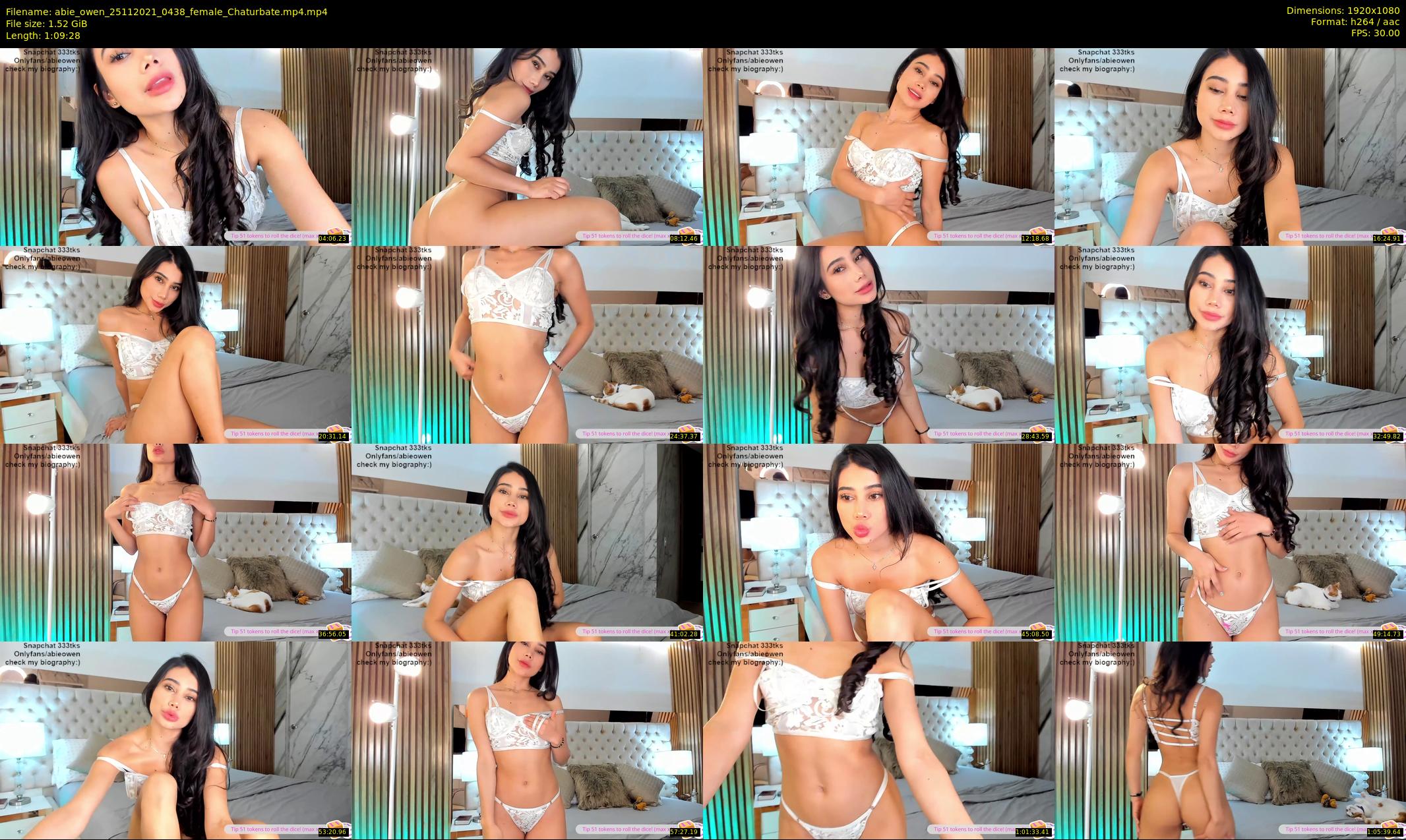 abie_owen — 70 minute Chaturbate female cam show recording, 1080p, Nov 25, 2021