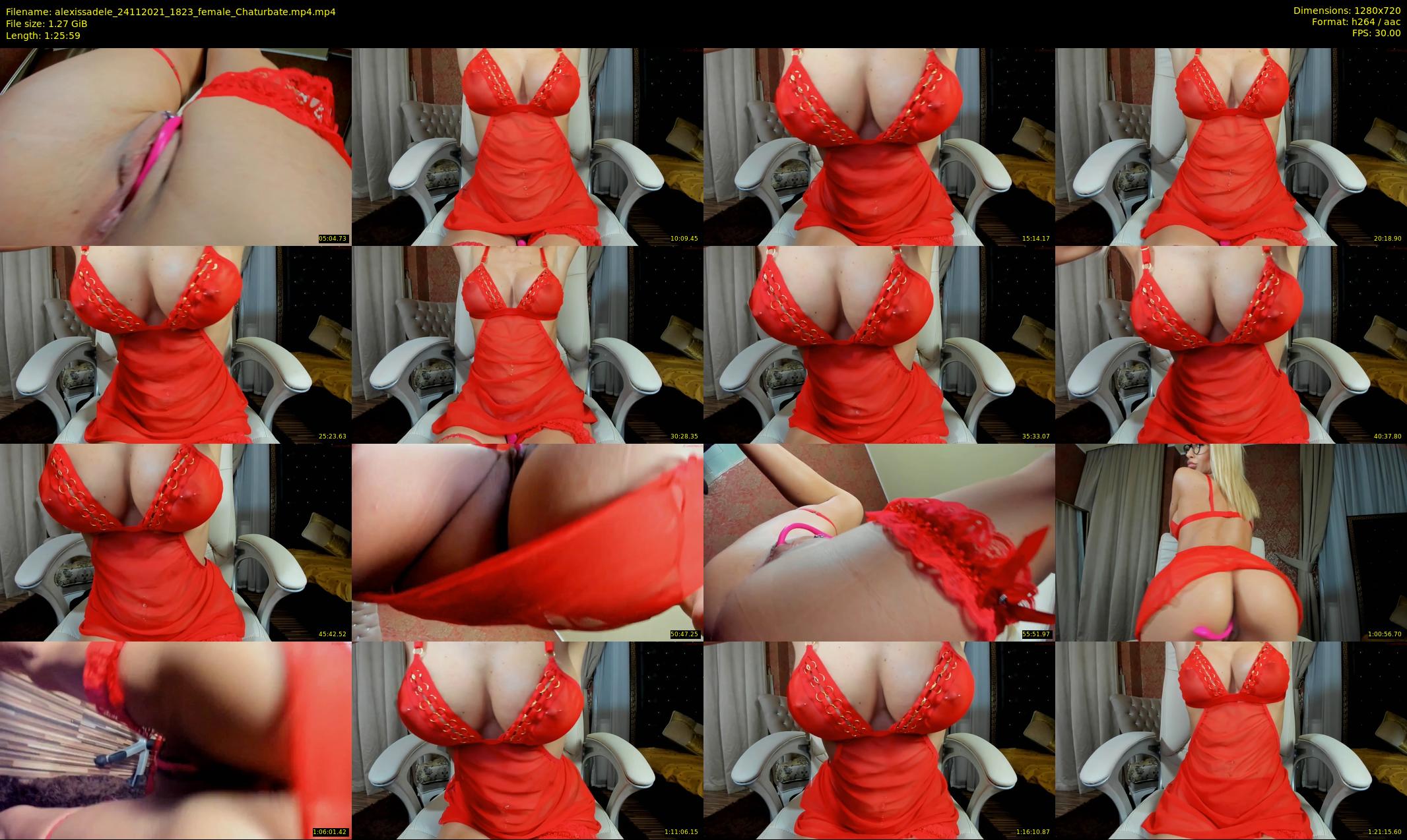 alexissadele — 86 minute Chaturbate female cam show recording, 720p, Nov 24, 2021