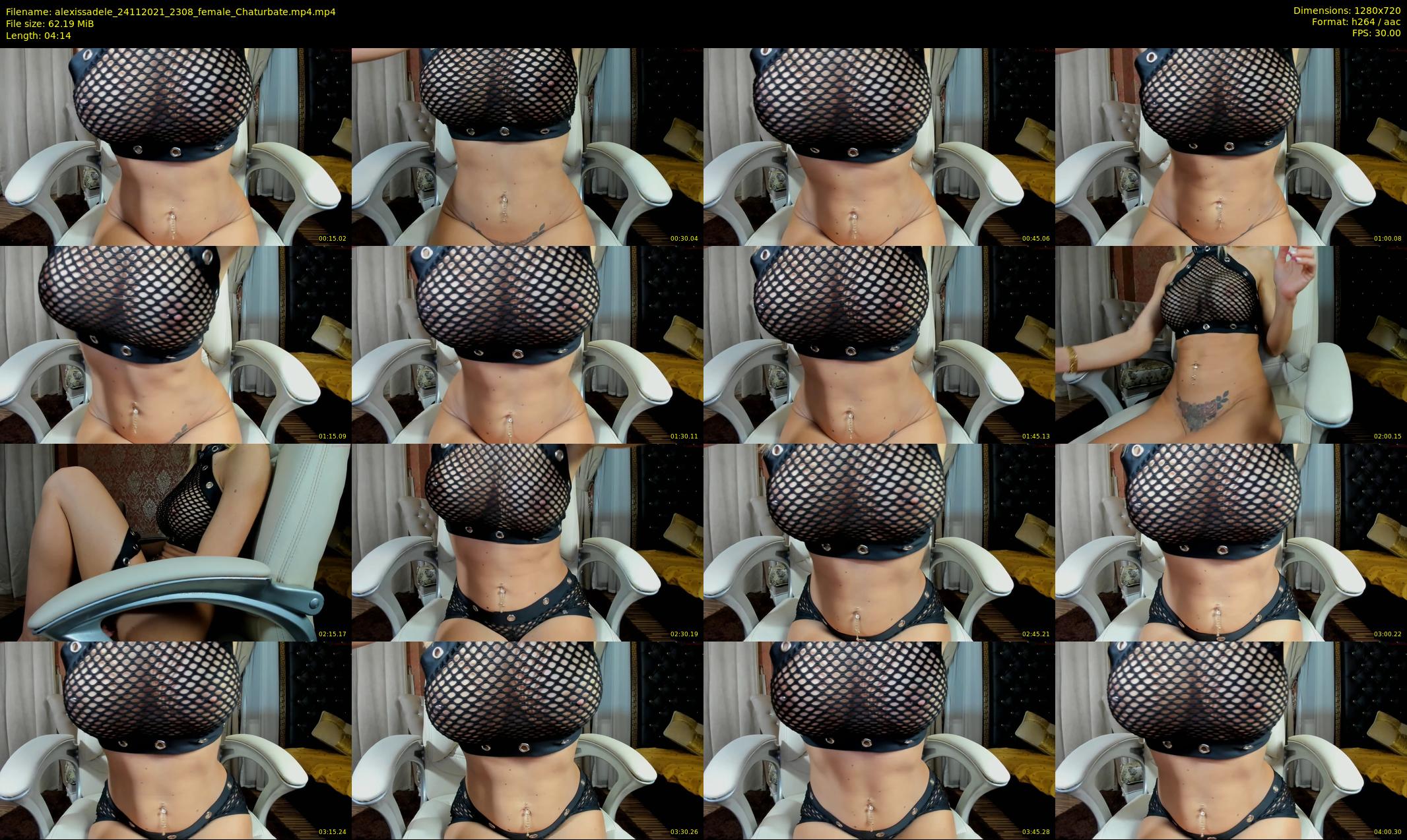 alexissadele — 5 minute Chaturbate female cam show recording, 720p, Nov 24, 2021